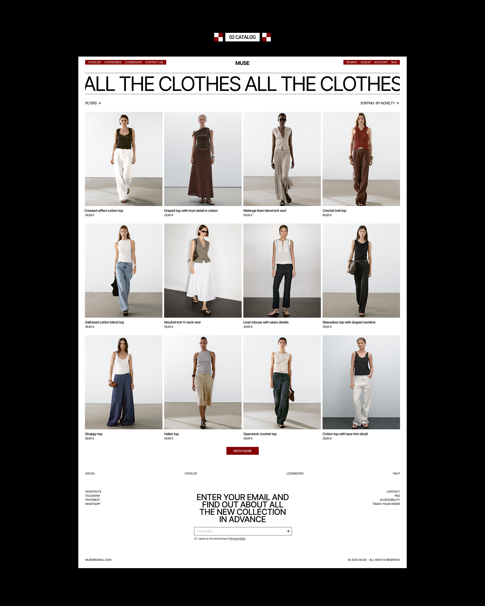 MUSE / E-commerce — Изображение №5 — Интерфейсы на Dprofile