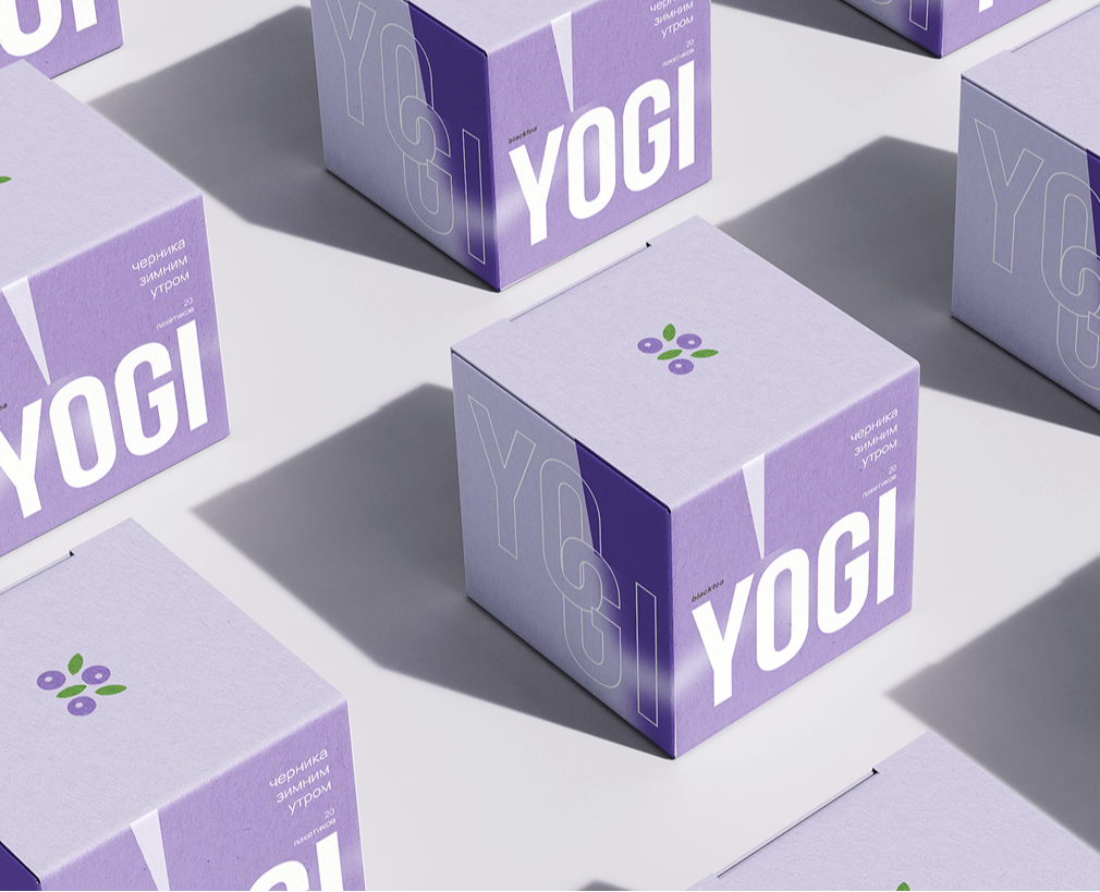 чай Yogi — Интерфейсы, Брендинг на Dprofile