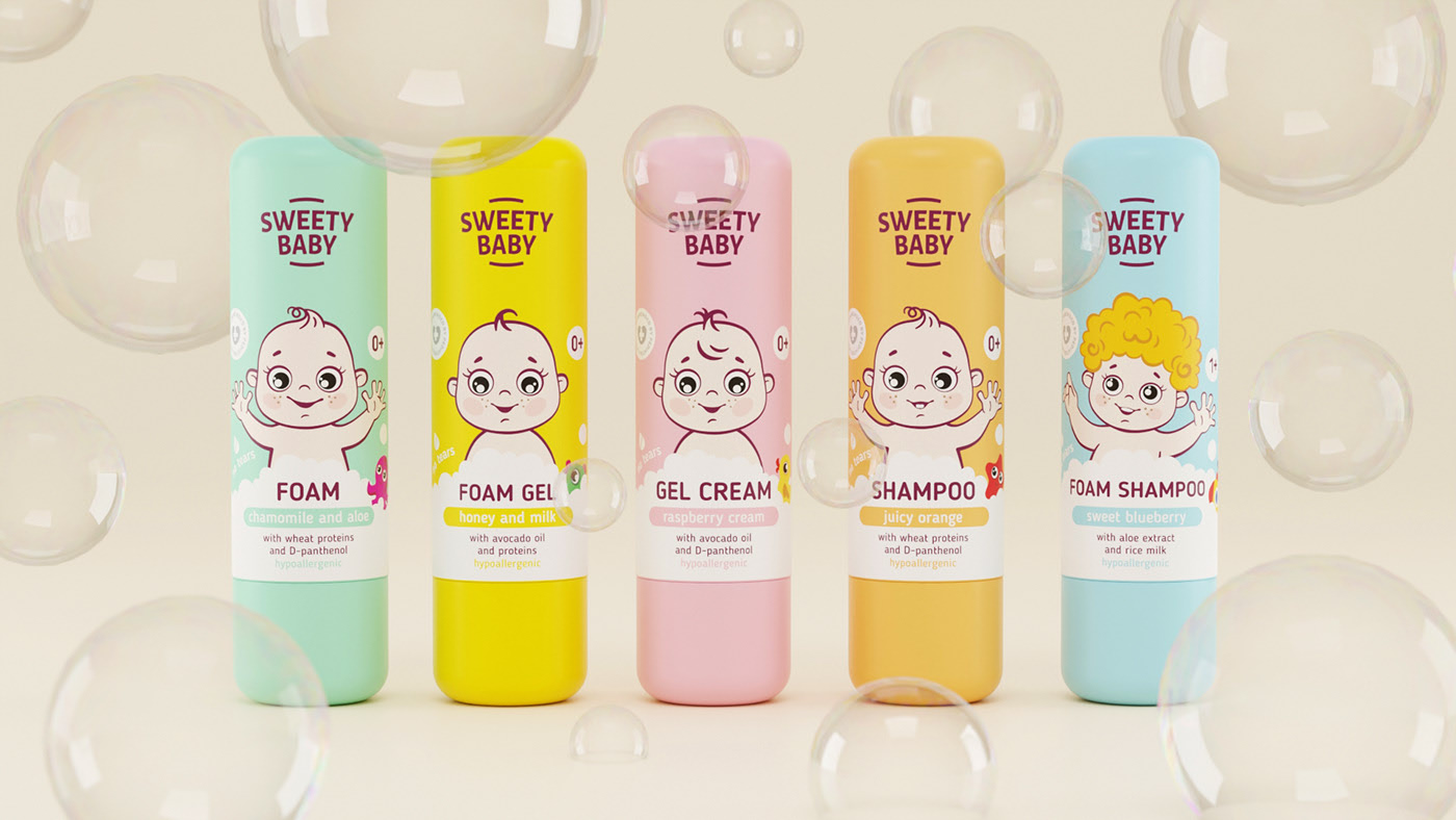 «Sweety Baby» детское средство для купания — Изображение №1 — Брендинг на Dprofile