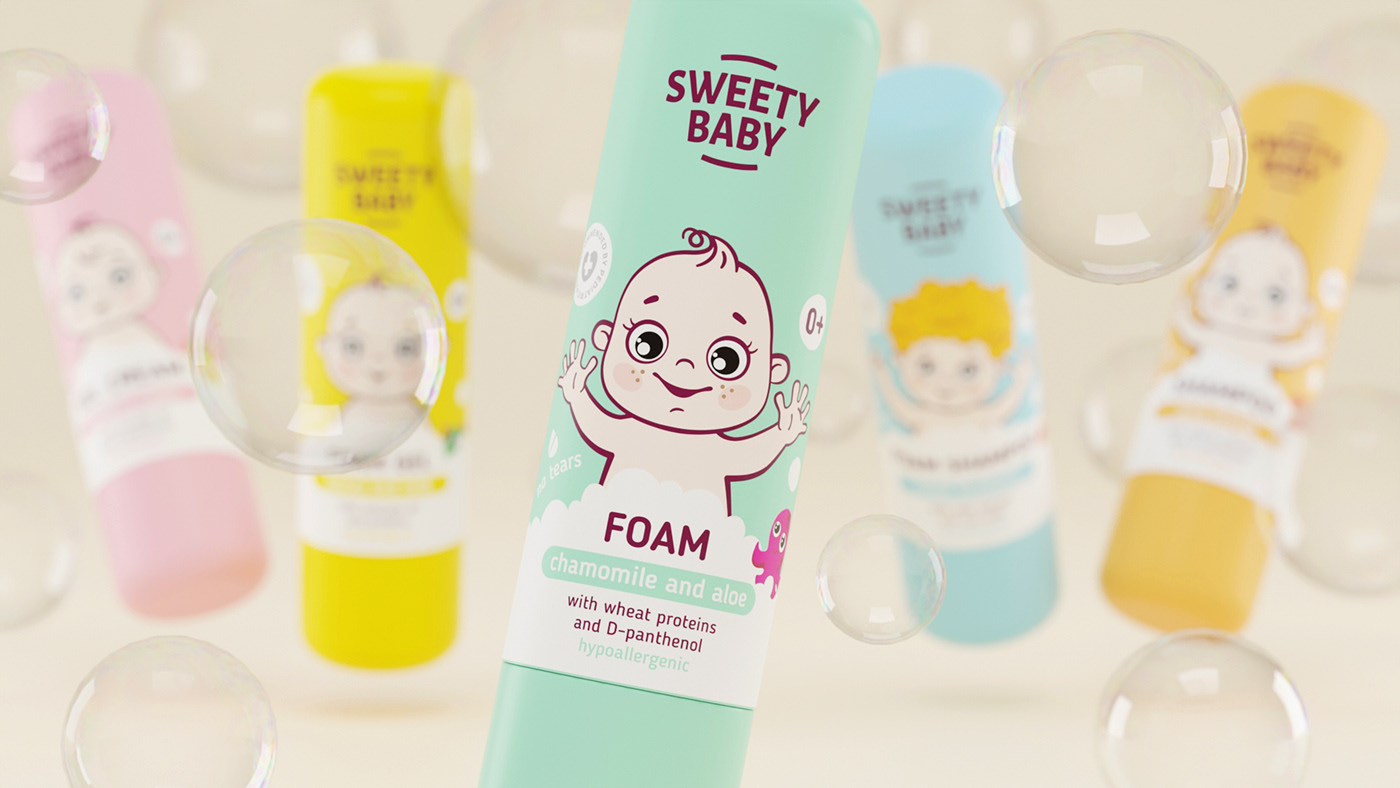 «Sweety Baby» детское средство для купания — Изображение №7 — Брендинг на Dprofile