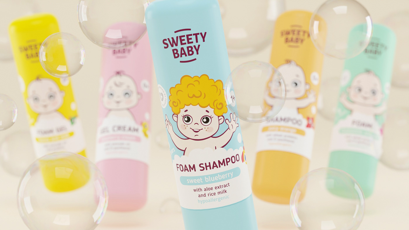 «Sweety Baby» детское средство для купания — Изображение №9 — Брендинг на Dprofile