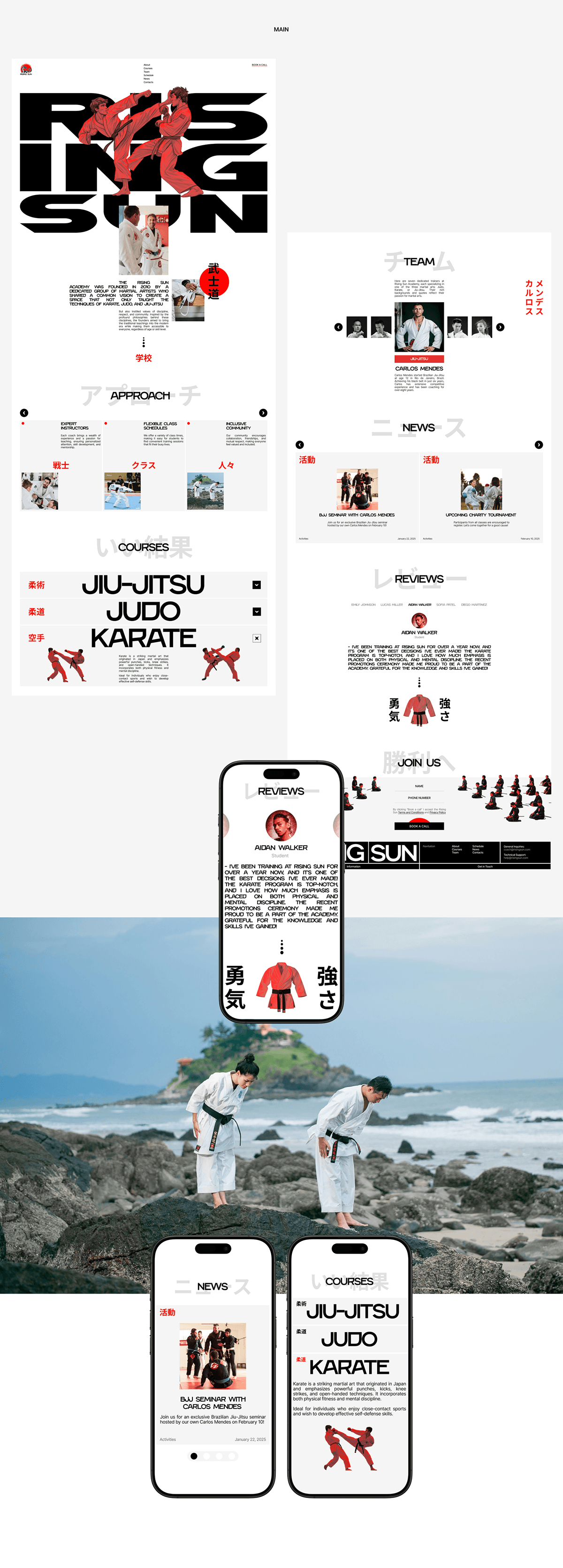 Rising Sun | Corporate Website — Изображение №2 — Интерфейсы на Dprofile