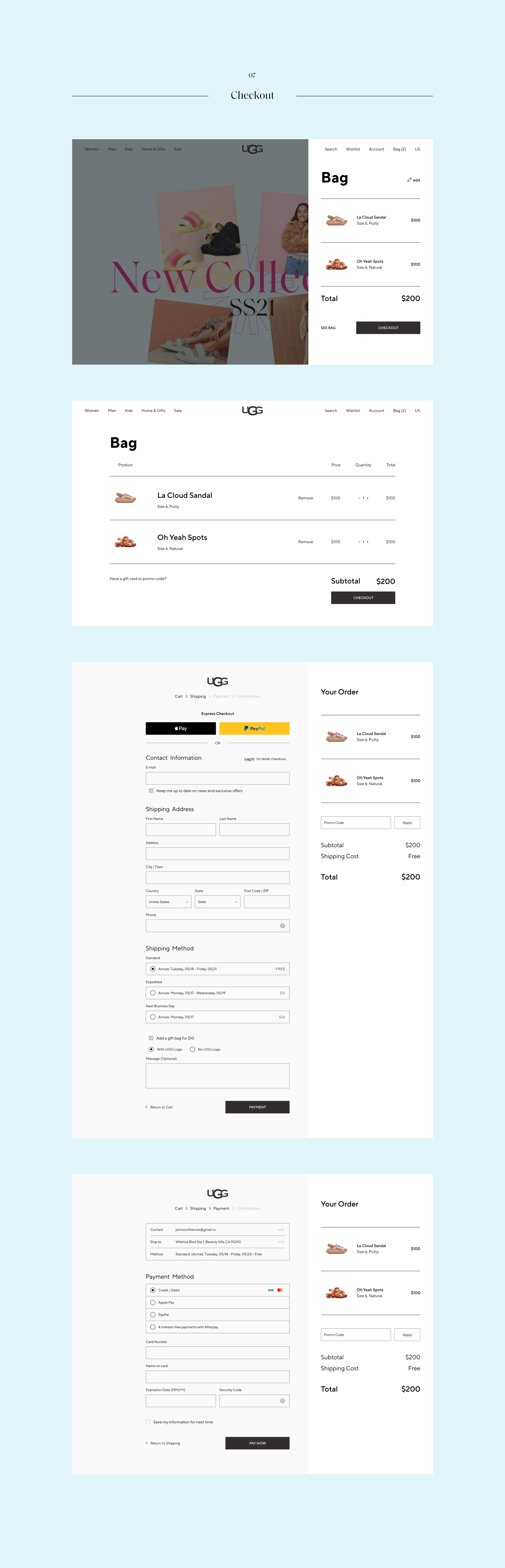 UGG Store — Изображение №11 — Интерфейсы на Dprofile