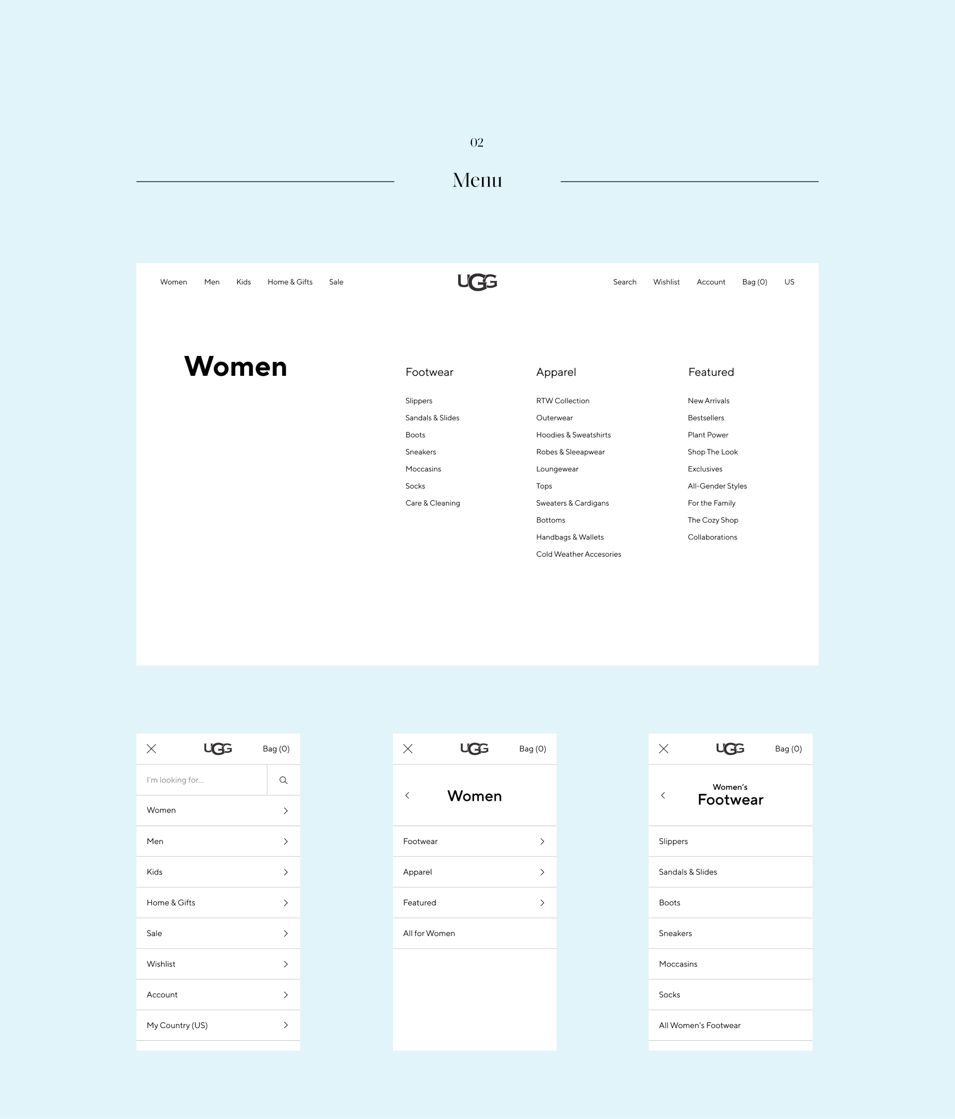 UGG Store — Изображение №4 — Интерфейсы на Dprofile