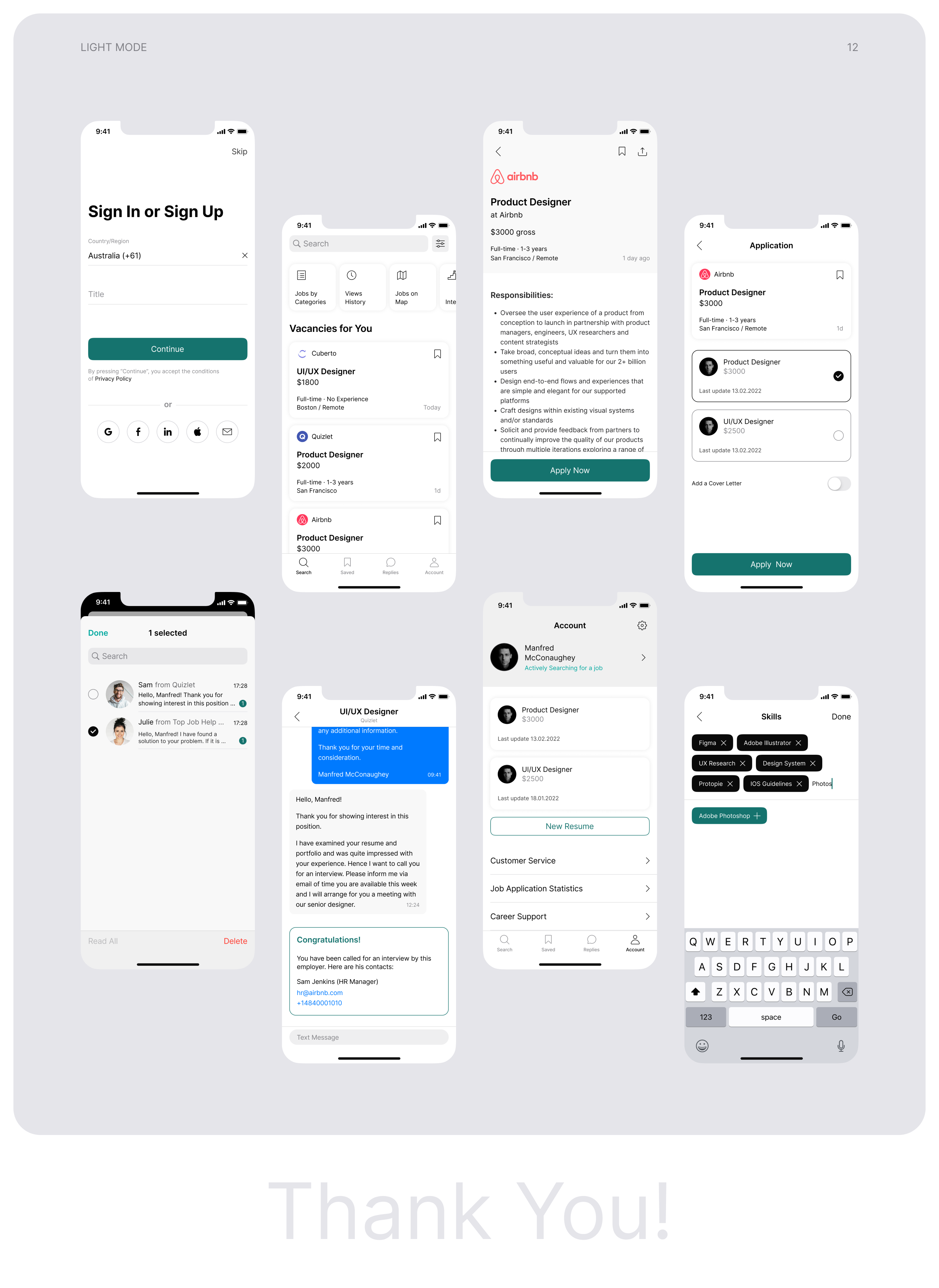 Top Job App — Изображение №13 — Интерфейсы, Брендинг на Dprofile