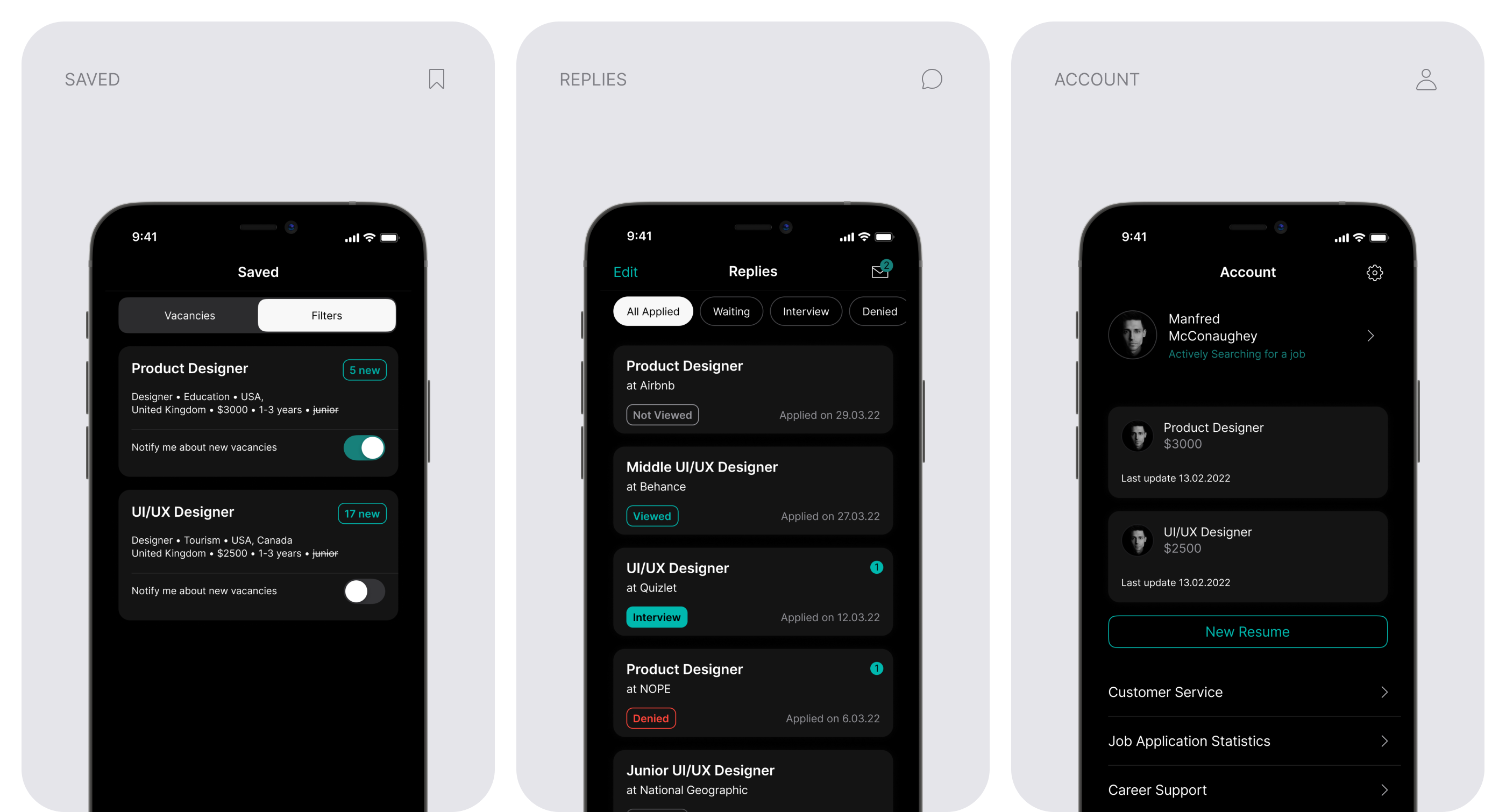 Top Job App — Изображение №12 — Интерфейсы, Брендинг на Dprofile