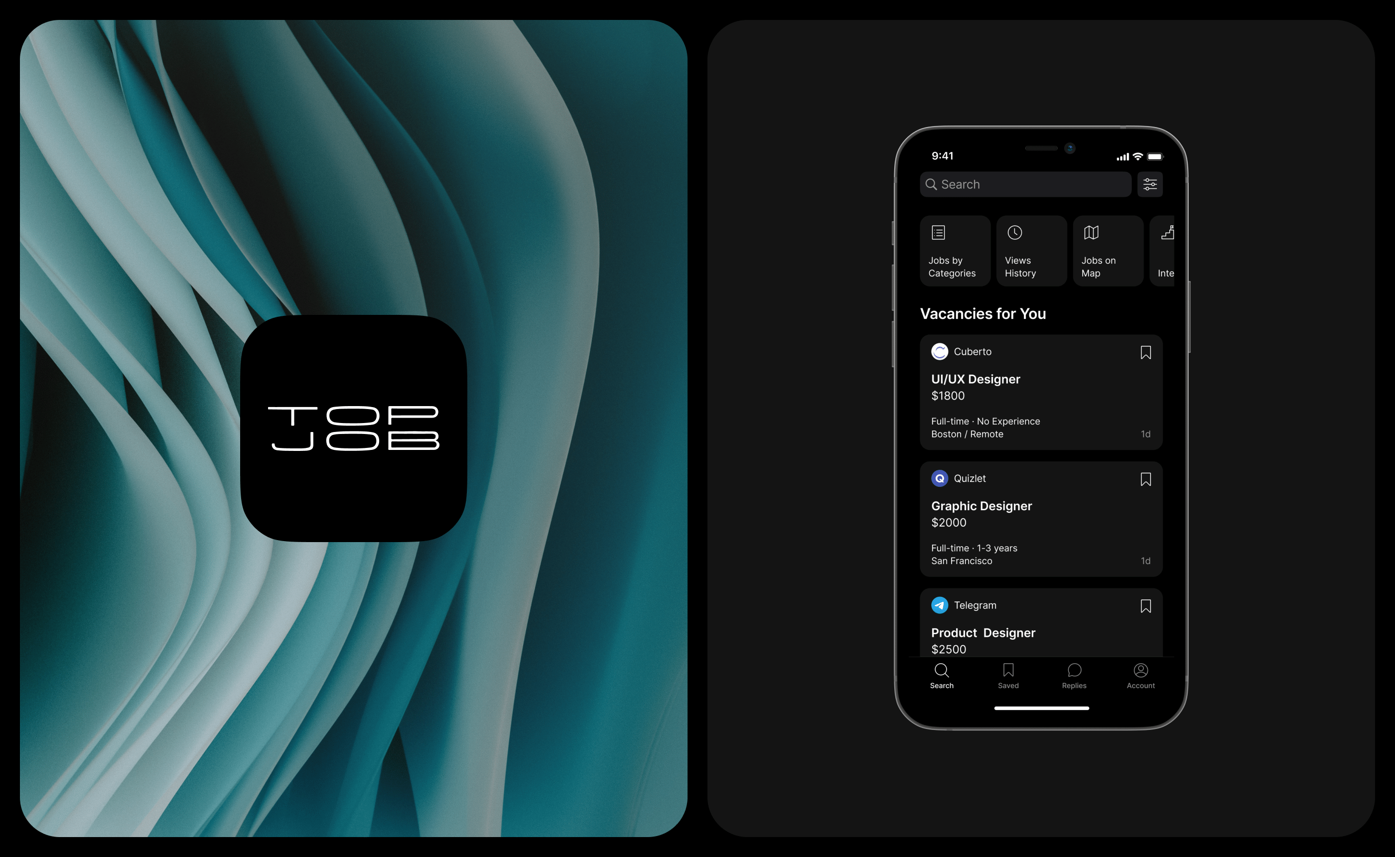 Top Job App — Изображение №1 — Интерфейсы, Брендинг на Dprofile