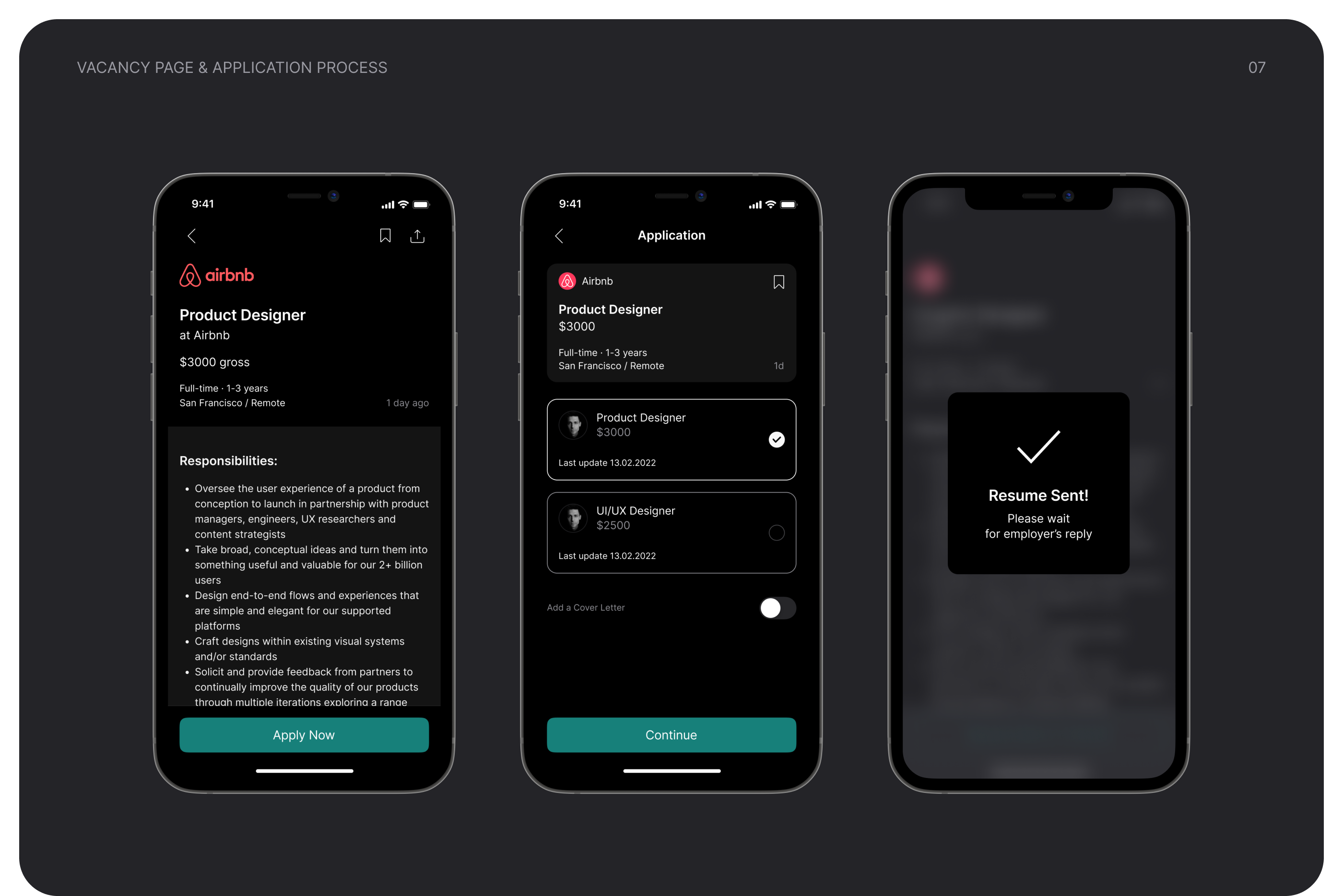 Top Job App — Изображение №6 — Интерфейсы, Брендинг на Dprofile