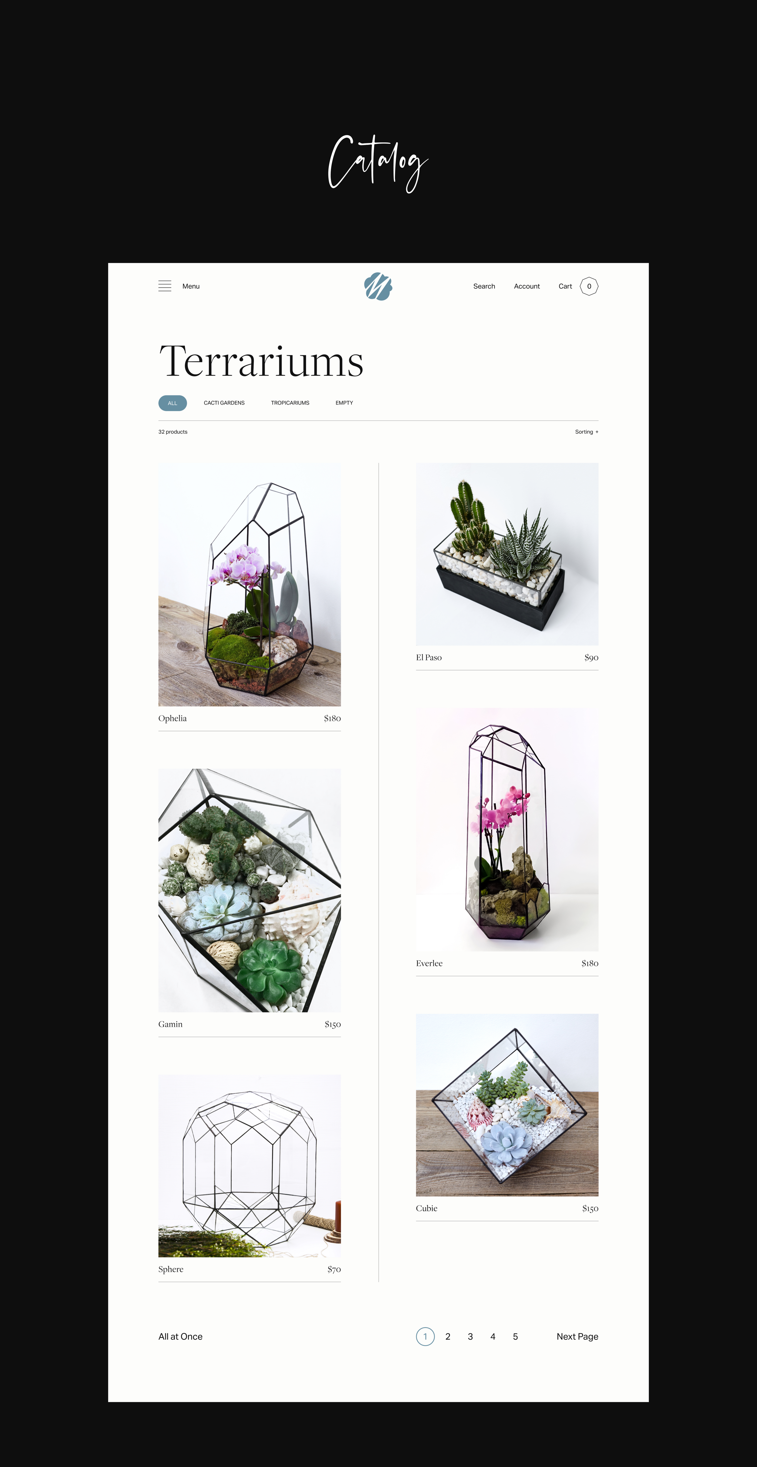 Magniterra - Terrarium Store — Изображение №12 — Интерфейсы, Брендинг на Dprofile