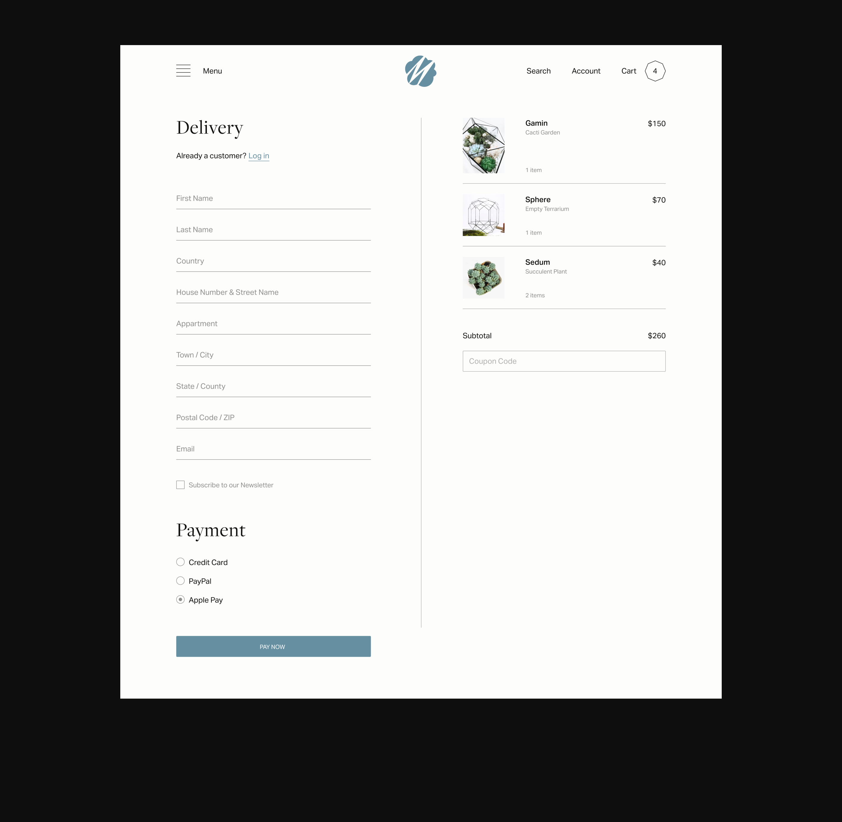 Magniterra - Terrarium Store — Изображение №20 — Интерфейсы, Брендинг на Dprofile