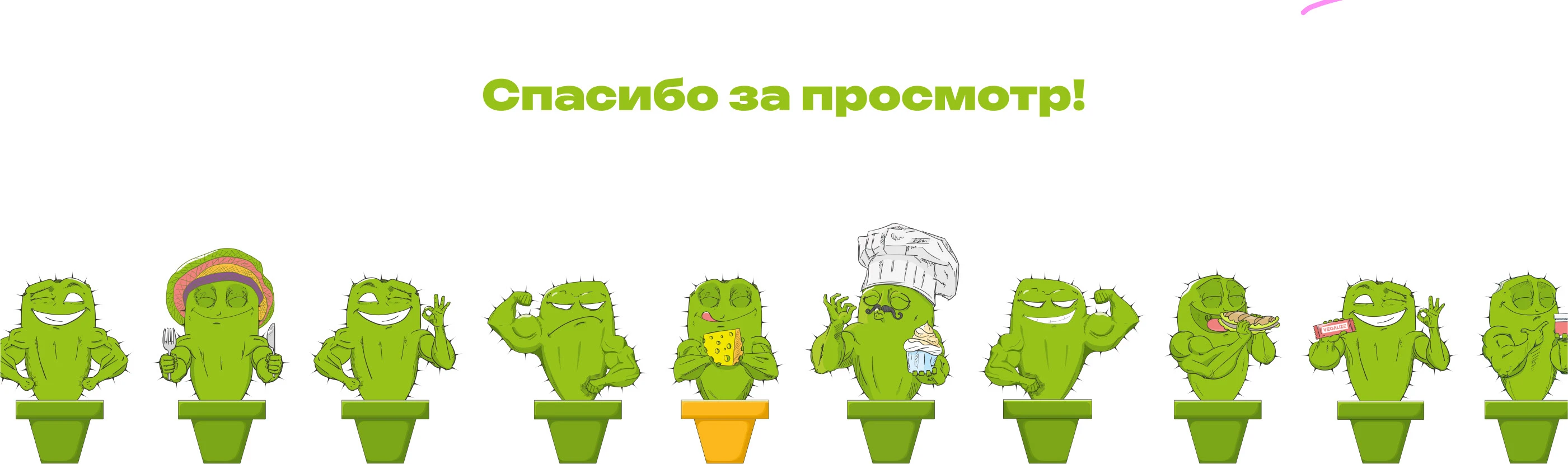 «Кактус» маскот бренда — Изображение №6 — Иллюстрация на Dprofile