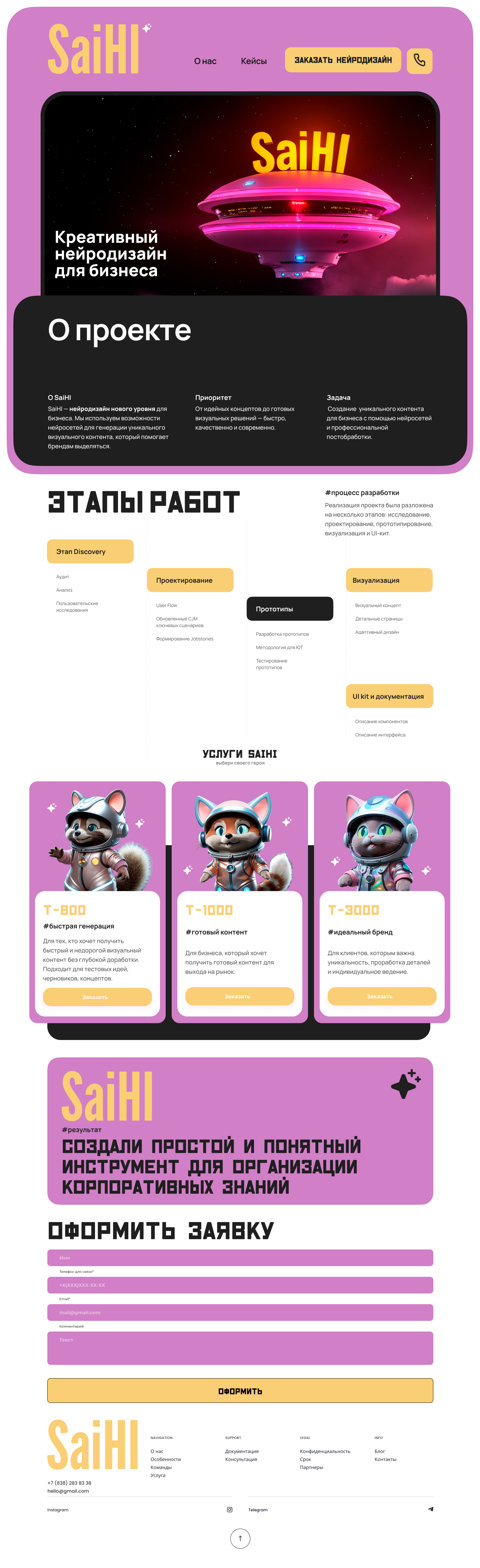 Агентство "SaiHI" — Изображение №1 — Интерфейсы на Dprofile