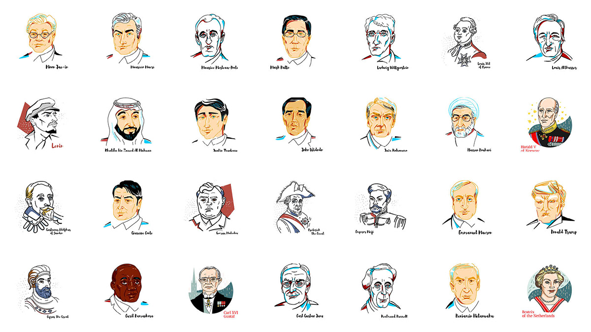 476 портретов известных людей — Изображение №10 — Иллюстрация, Графика на Dprofile