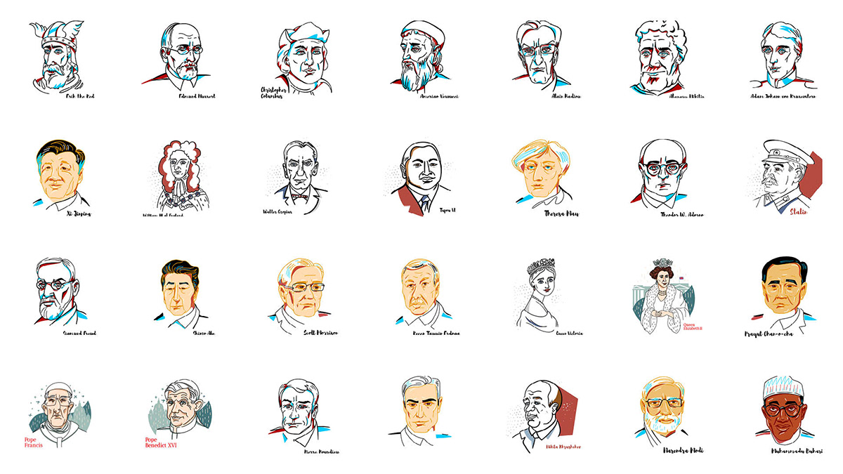 476 портретов известных людей — Изображение №9 — Иллюстрация, Графика на Dprofile