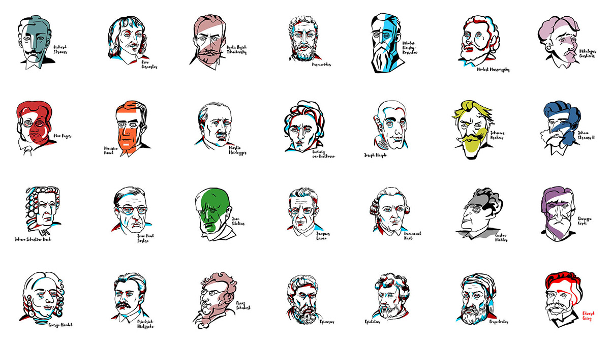 476 портретов известных людей — Изображение №5 — Иллюстрация, Графика на Dprofile