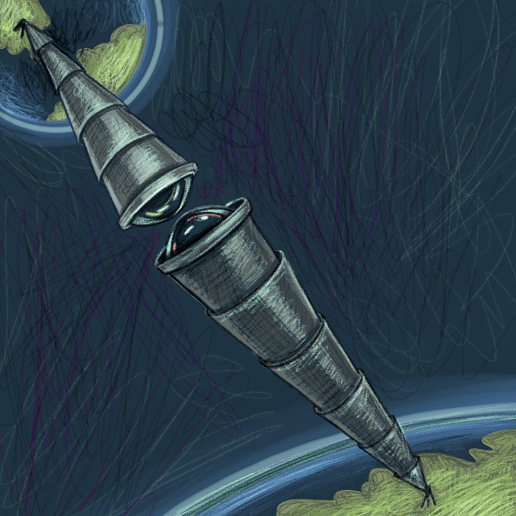 Открытка для журнала ПостНаука 2016 — Изображение №5 — Иллюстрация, Графика на Dprofile