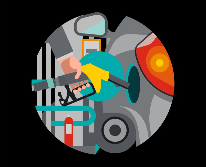 Иллюстрации для нефтегазового комплекса — Иллюстрация, Графика на Dprofile