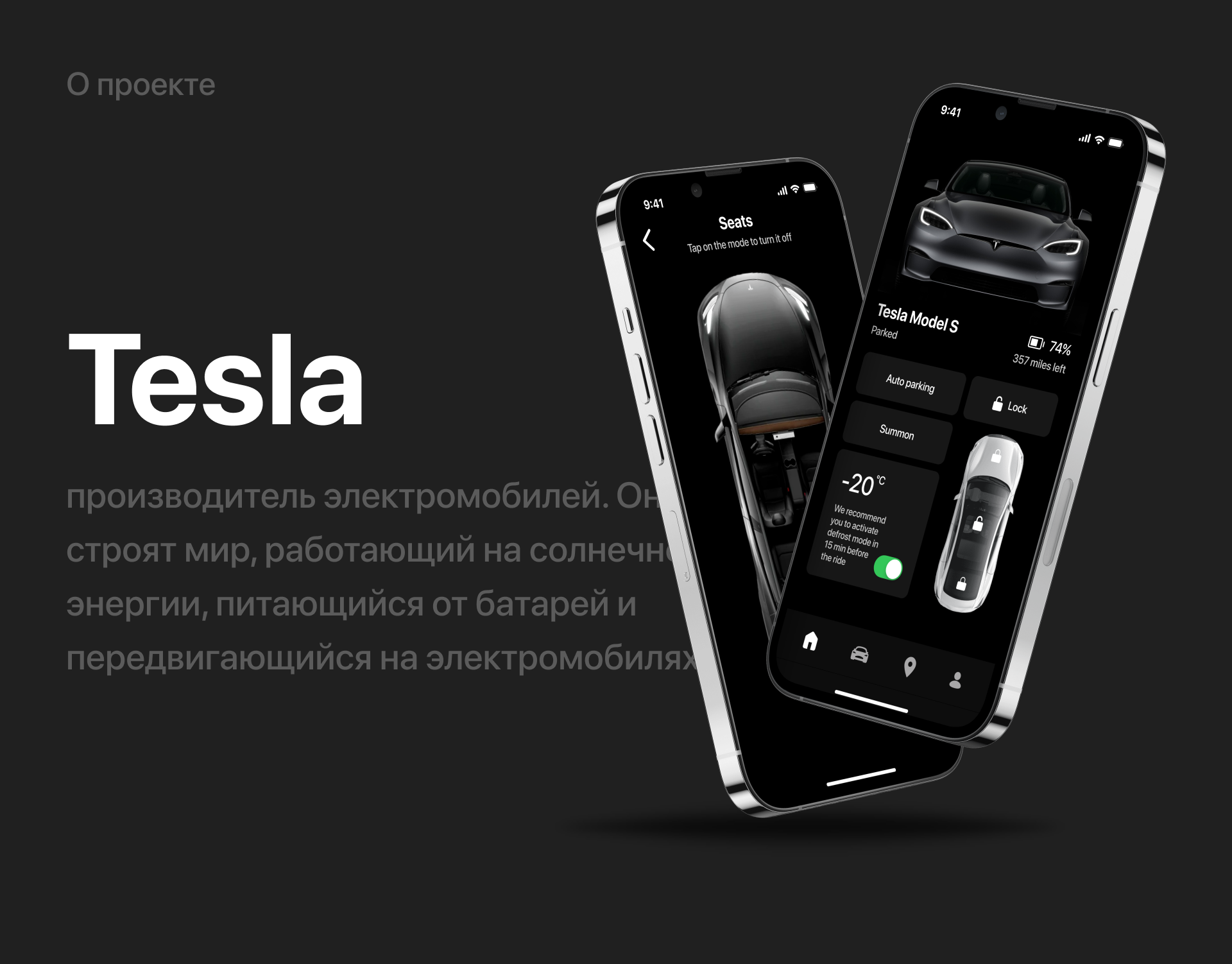 Tesla — Изображение №1 — Интерфейсы, Брендинг на Dprofile