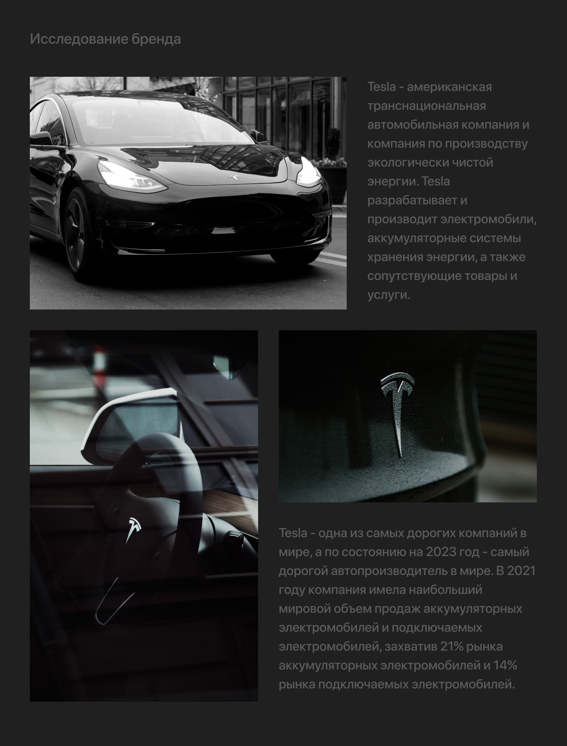 Tesla — Изображение №2 — Интерфейсы, Брендинг на Dprofile