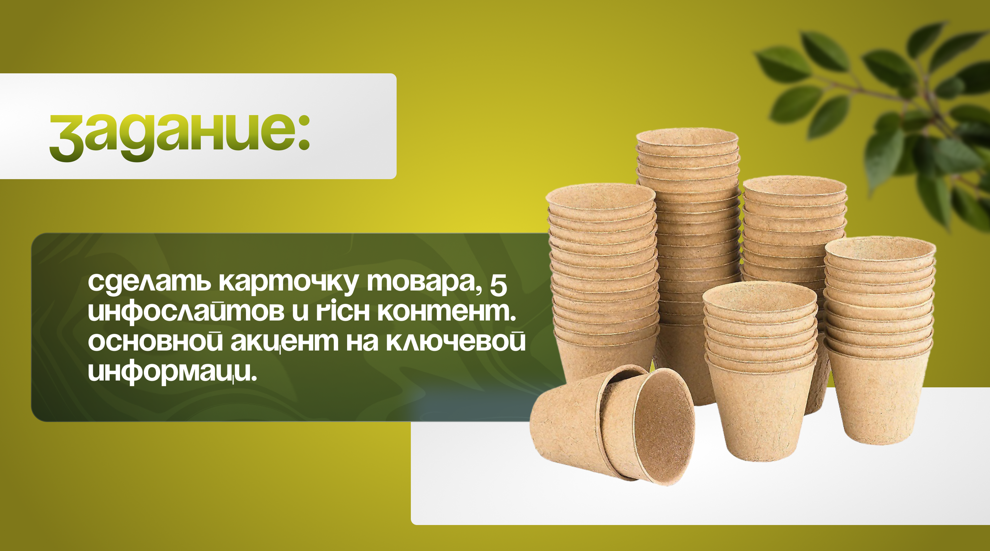 Инфографика, торфяные горшки для рассады, wildberries — Изображение №2 — Графика, Маркетинг на Dprofile