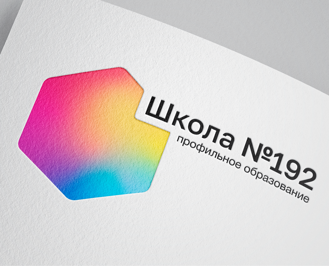 Школа №192 — разработка логотипа и гайдлайна — Брендинг на Dprofile