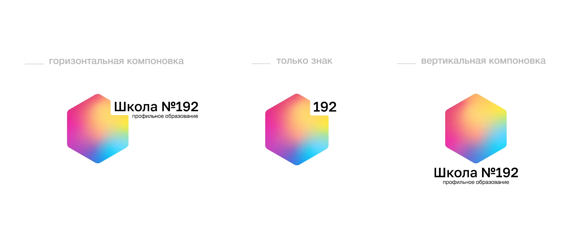 Школа №192 — разработка логотипа и гайдлайна — Изображение №4 — Брендинг на Dprofile