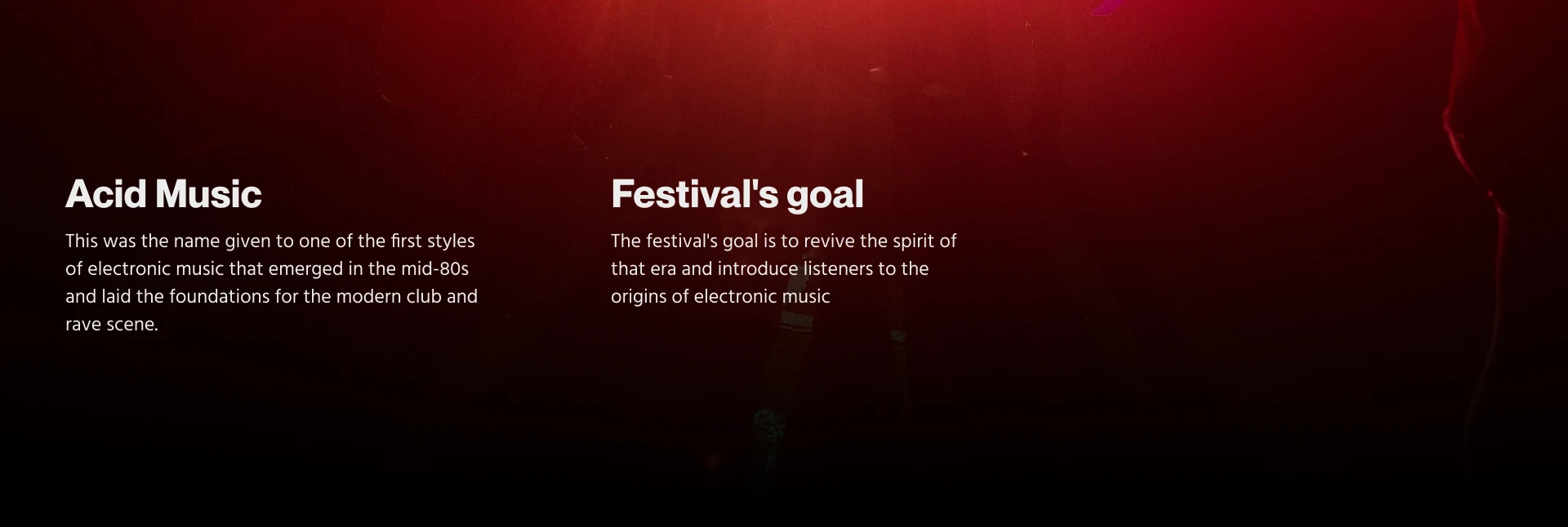 Acid — Classical Electronic Music Festival — Изображение №2 — Брендинг на Dprofile