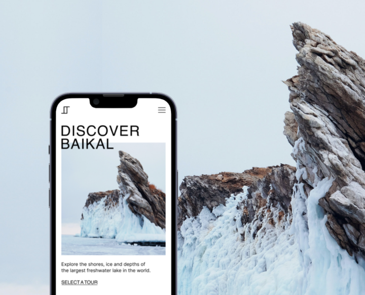 Website for a travel agency. Baikal tours — Интерфейсы на Dprofile