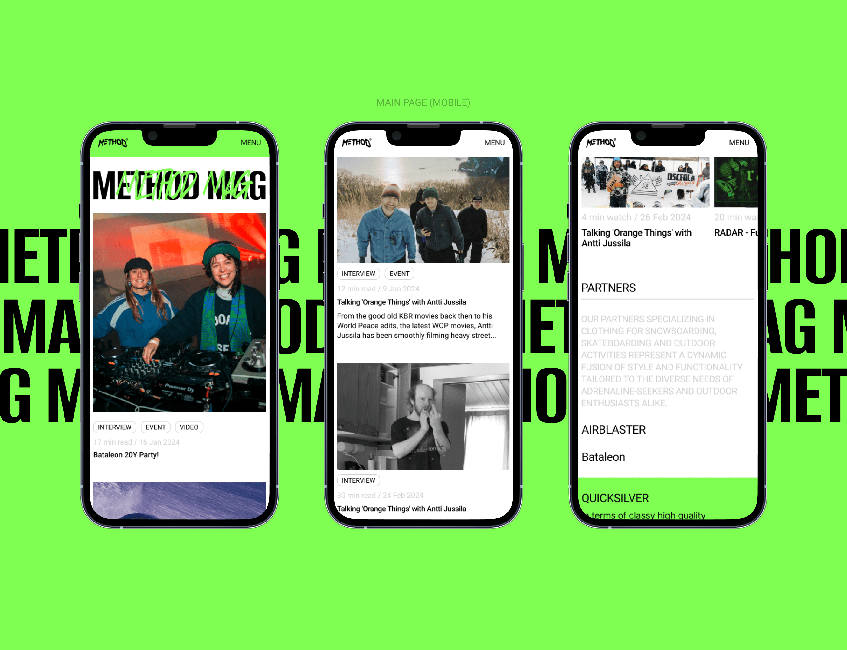 Method magazine│Website redesign — Изображение №3 — Интерфейсы на Dprofile
