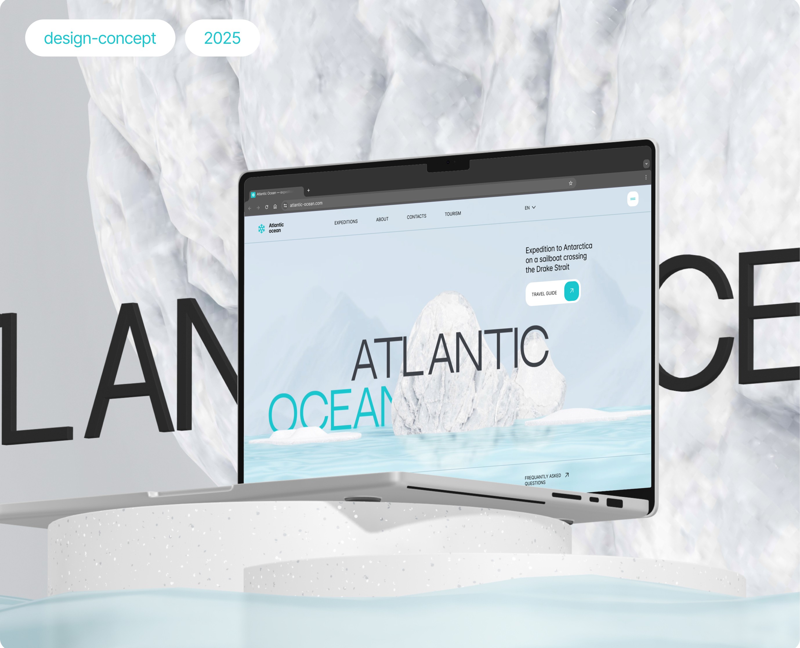 Screen design for the Atlantic Ocean Expedition — Интерфейсы на Dprofile