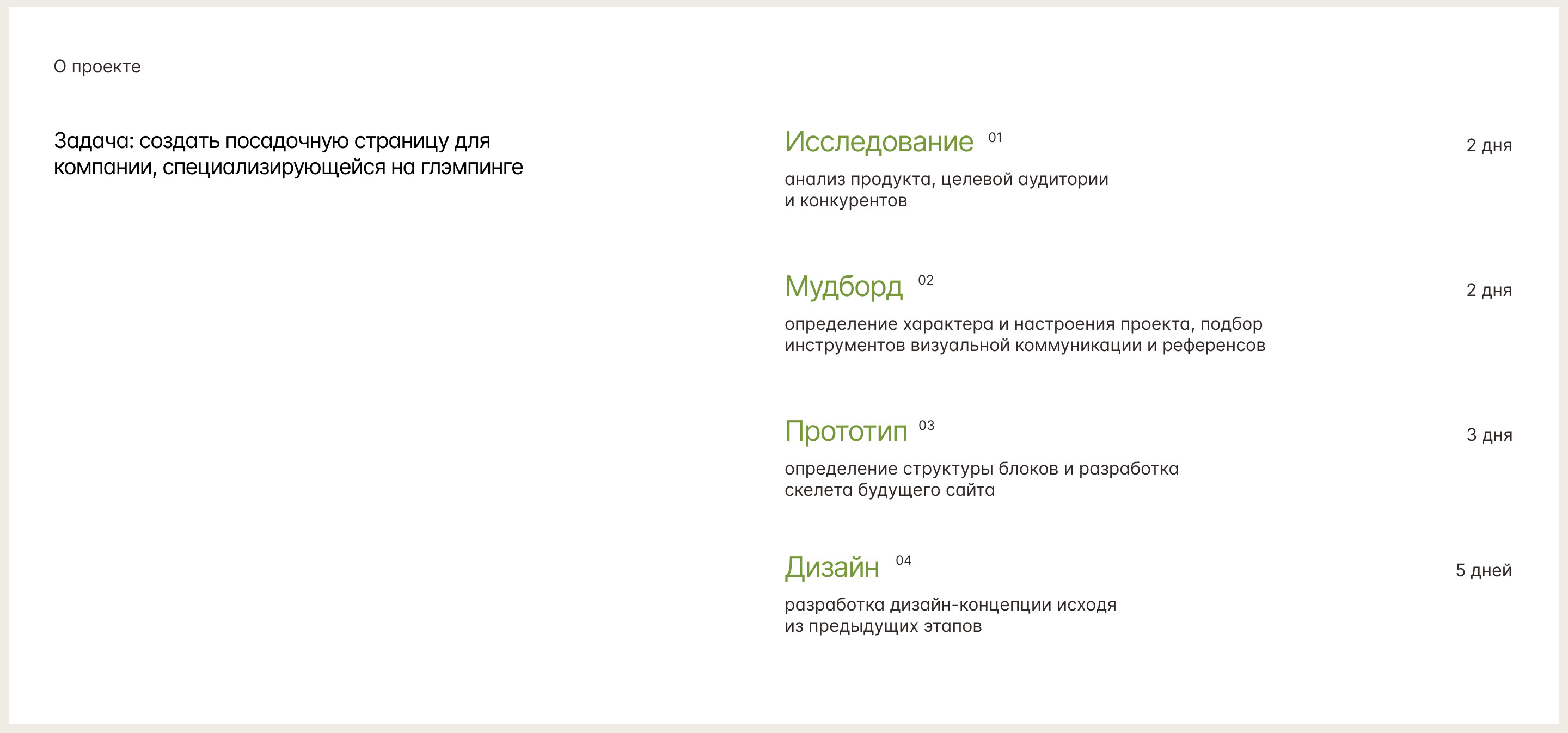 Landing page glamping — Изображение №2 — Интерфейсы, Брендинг на Dprofile