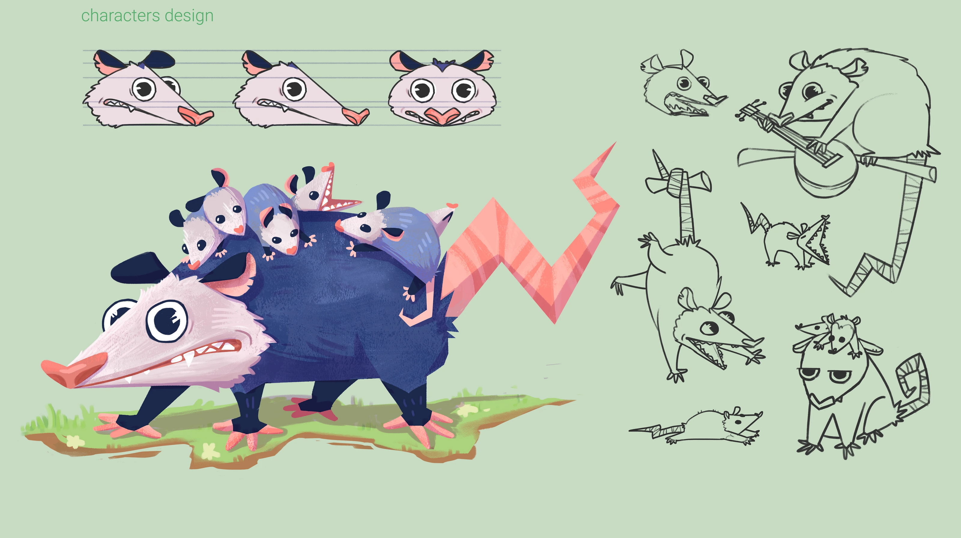 Possum Journey — Изображение №3 — Иллюстрация на Dprofile