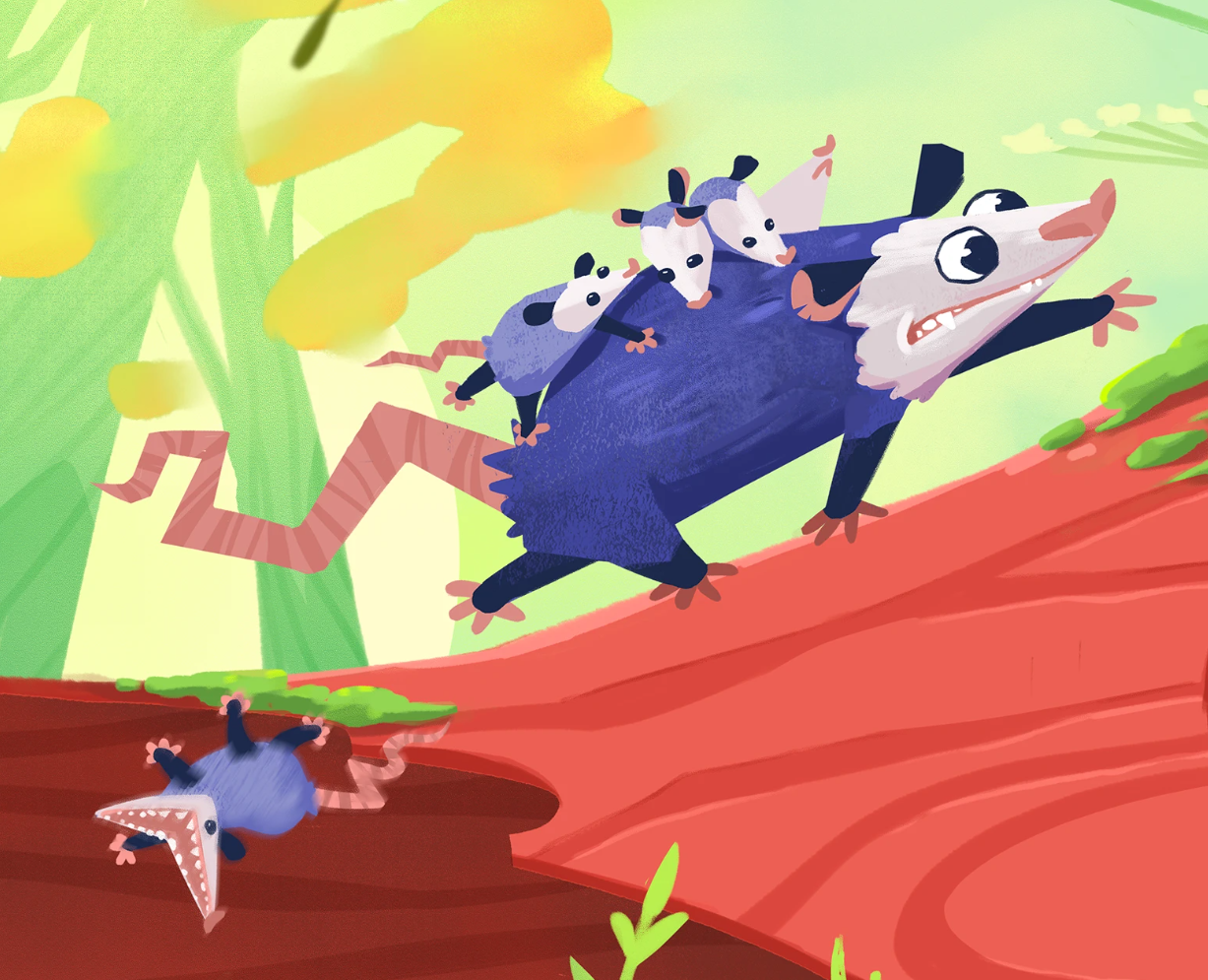 Possum Journey — Иллюстрация на Dprofile