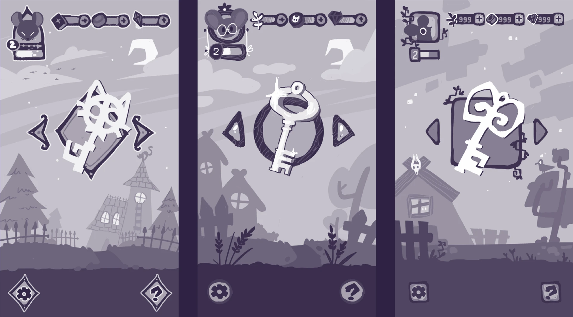 Casual game concept: Rustle in the Castle — Изображение №5 — Интерфейсы, Иллюстрация на Dprofile