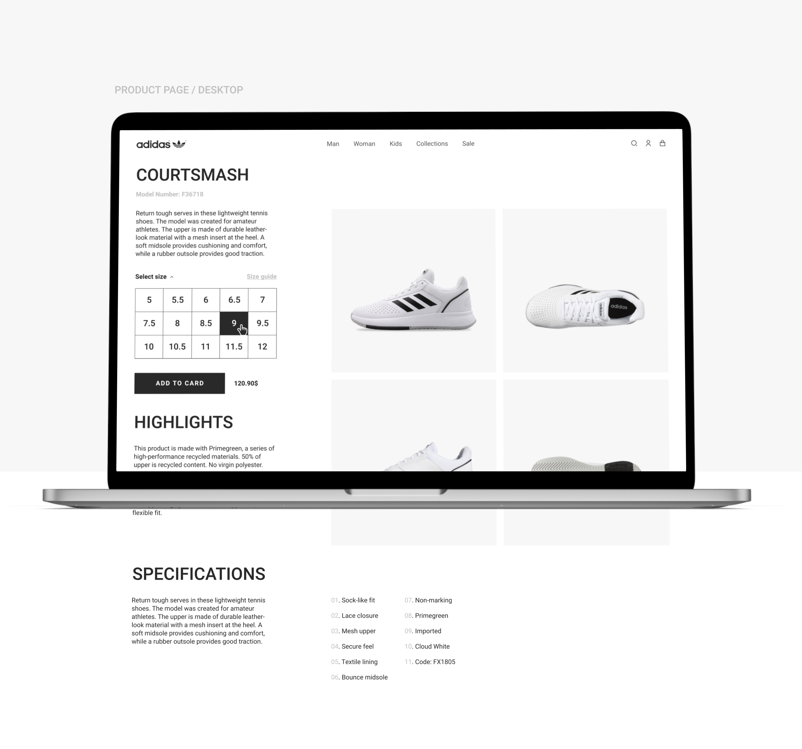 ADIDAS || E-commerce redesign concept — Изображение №14 — Интерфейсы на Dprofile