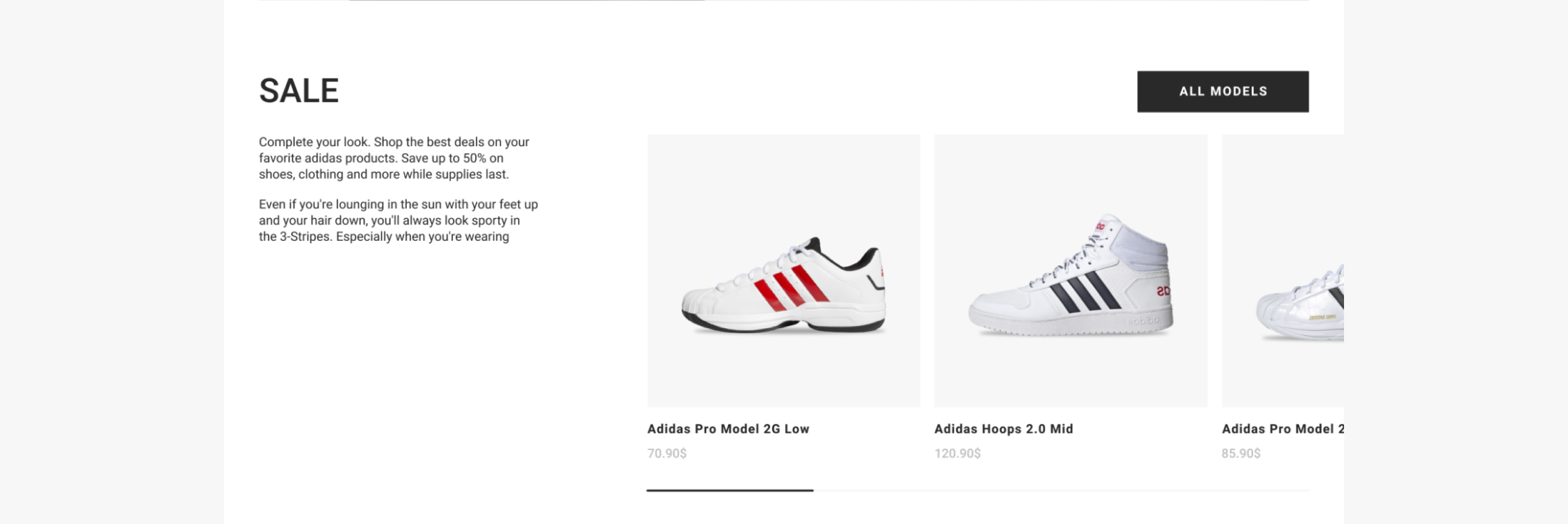 ADIDAS || E-commerce redesign concept — Изображение №6 — Интерфейсы на Dprofile