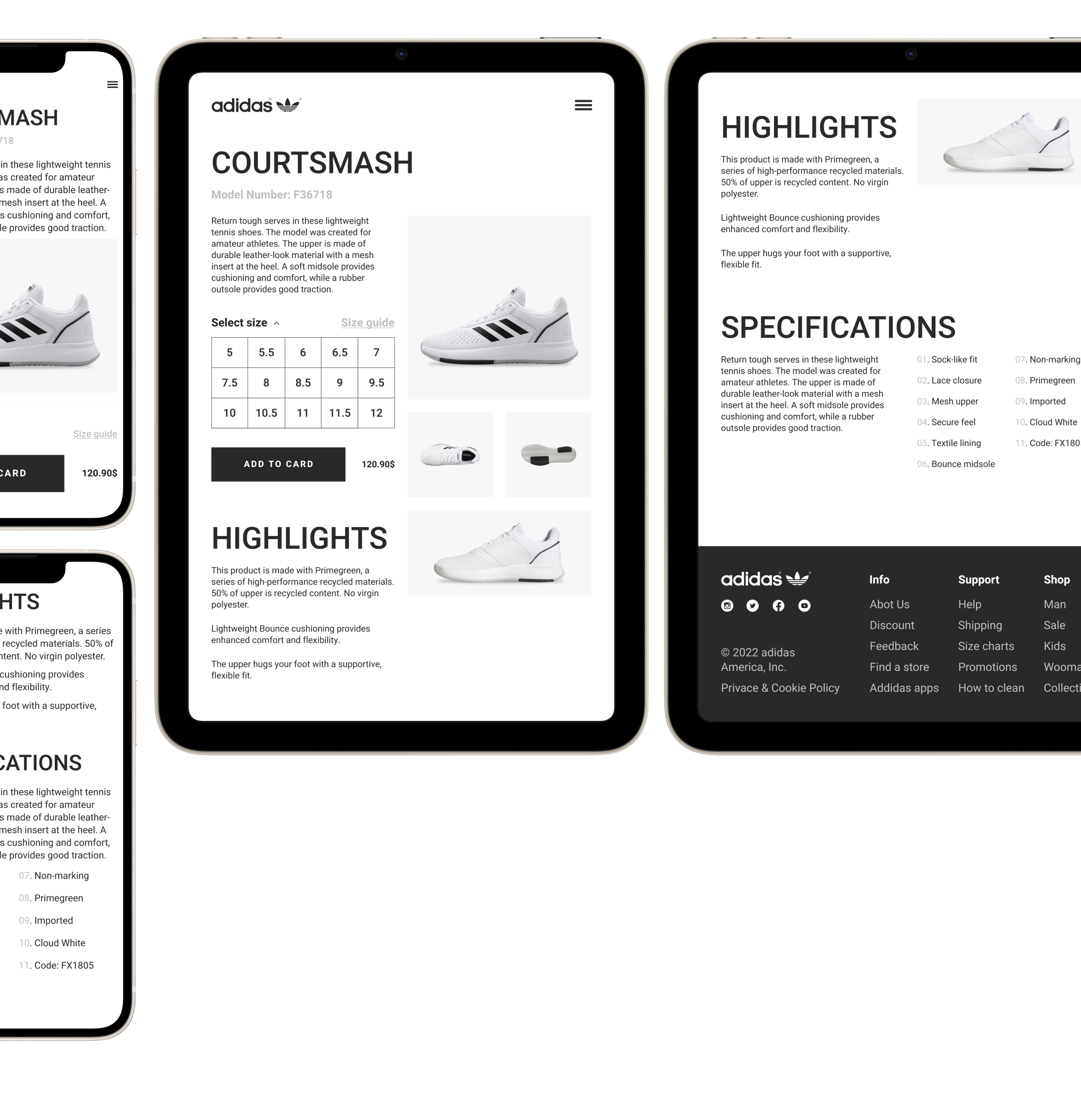 ADIDAS || E-commerce redesign concept — Изображение №22 — Интерфейсы на Dprofile