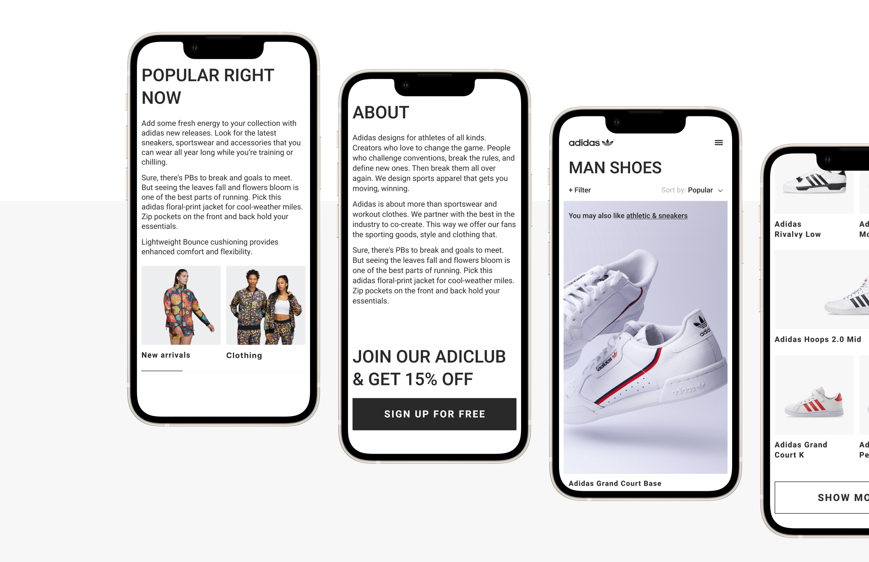 ADIDAS || E-commerce redesign concept — Изображение №19 — Интерфейсы на Dprofile