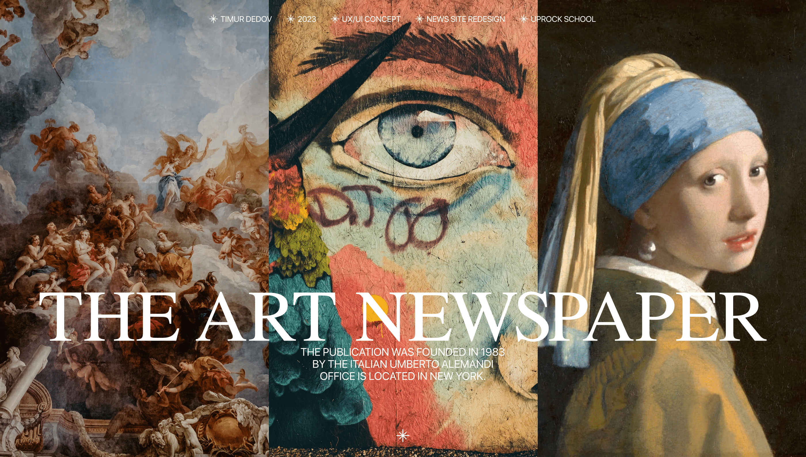 THE ART NESPAPER \ News site — Изображение №1 — Интерфейсы, Маркетинг на Dprofile