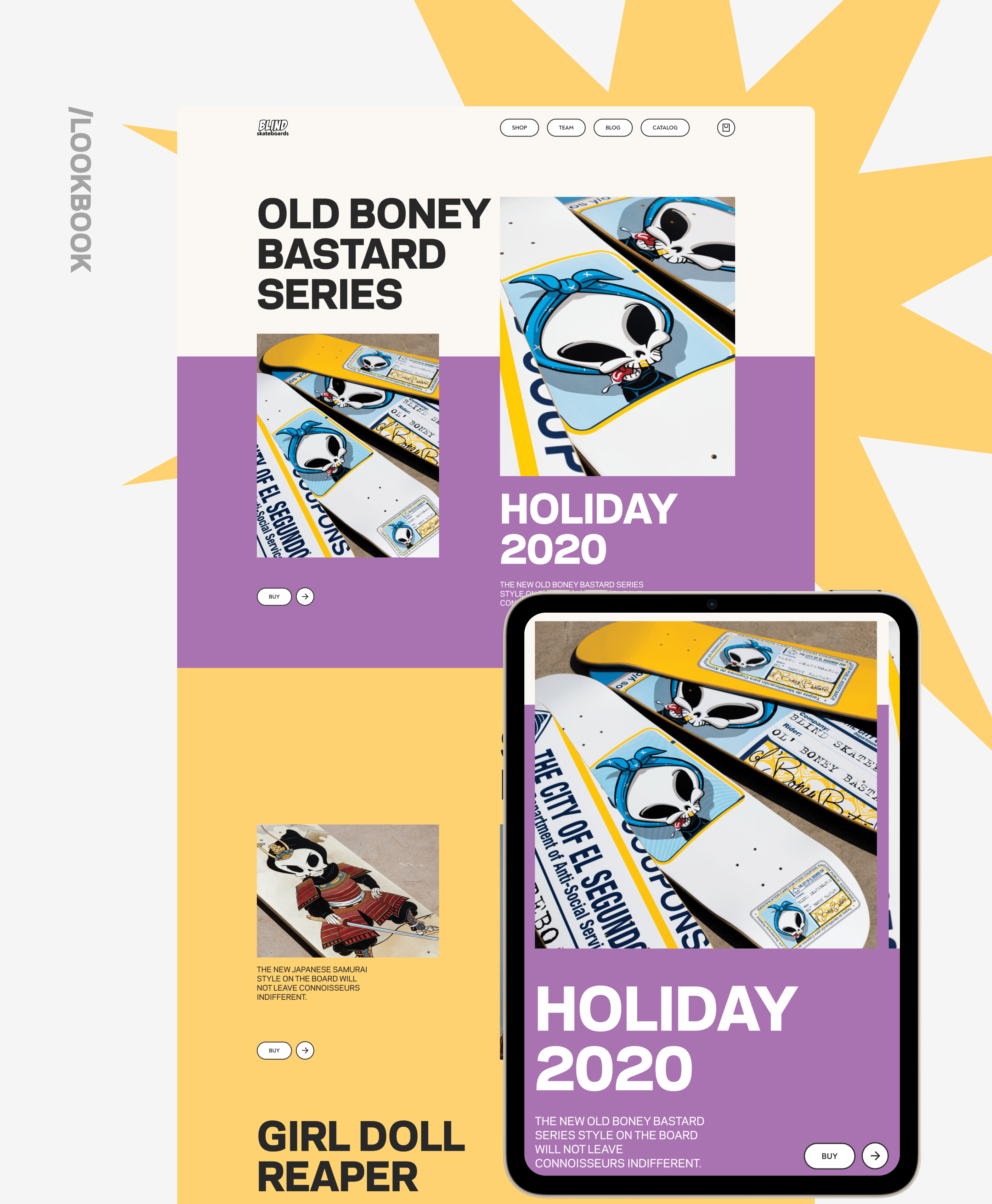 BLIND SKATEBOARDS || E-commerce redesign concept — Изображение №19 — Интерфейсы, Брендинг, Графика на Dprofile