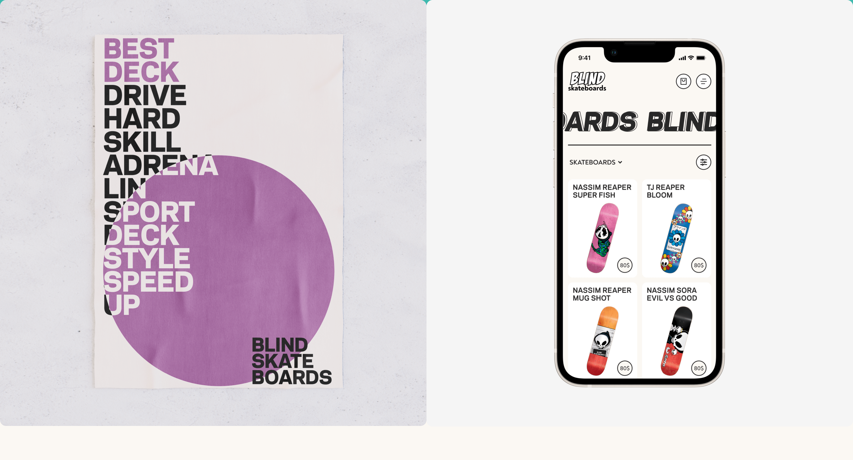 BLIND SKATEBOARDS || E-commerce redesign concept — Изображение №12 — Интерфейсы, Брендинг, Графика на Dprofile