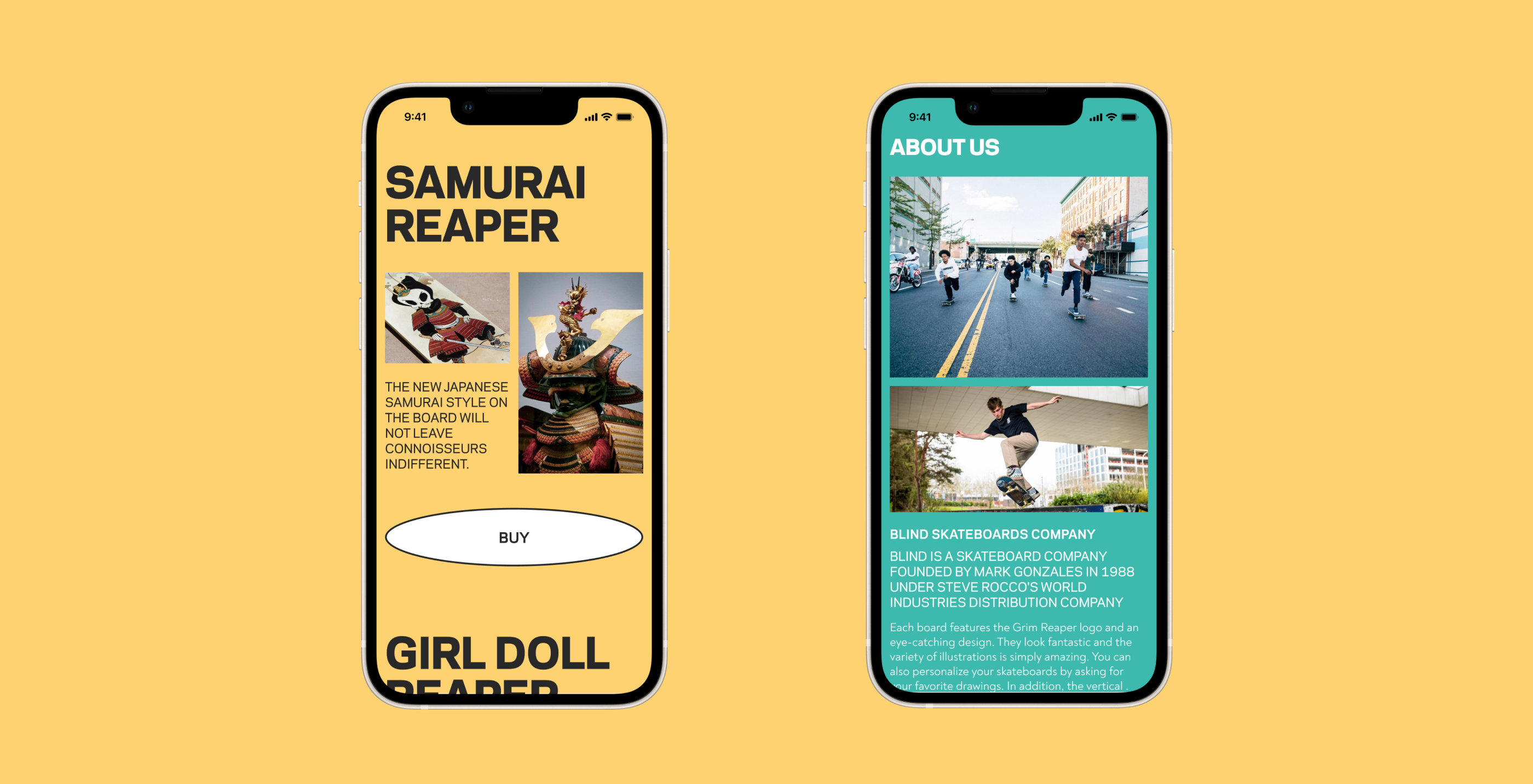 BLIND SKATEBOARDS || E-commerce redesign concept — Изображение №4 — Интерфейсы, Брендинг, Графика на Dprofile