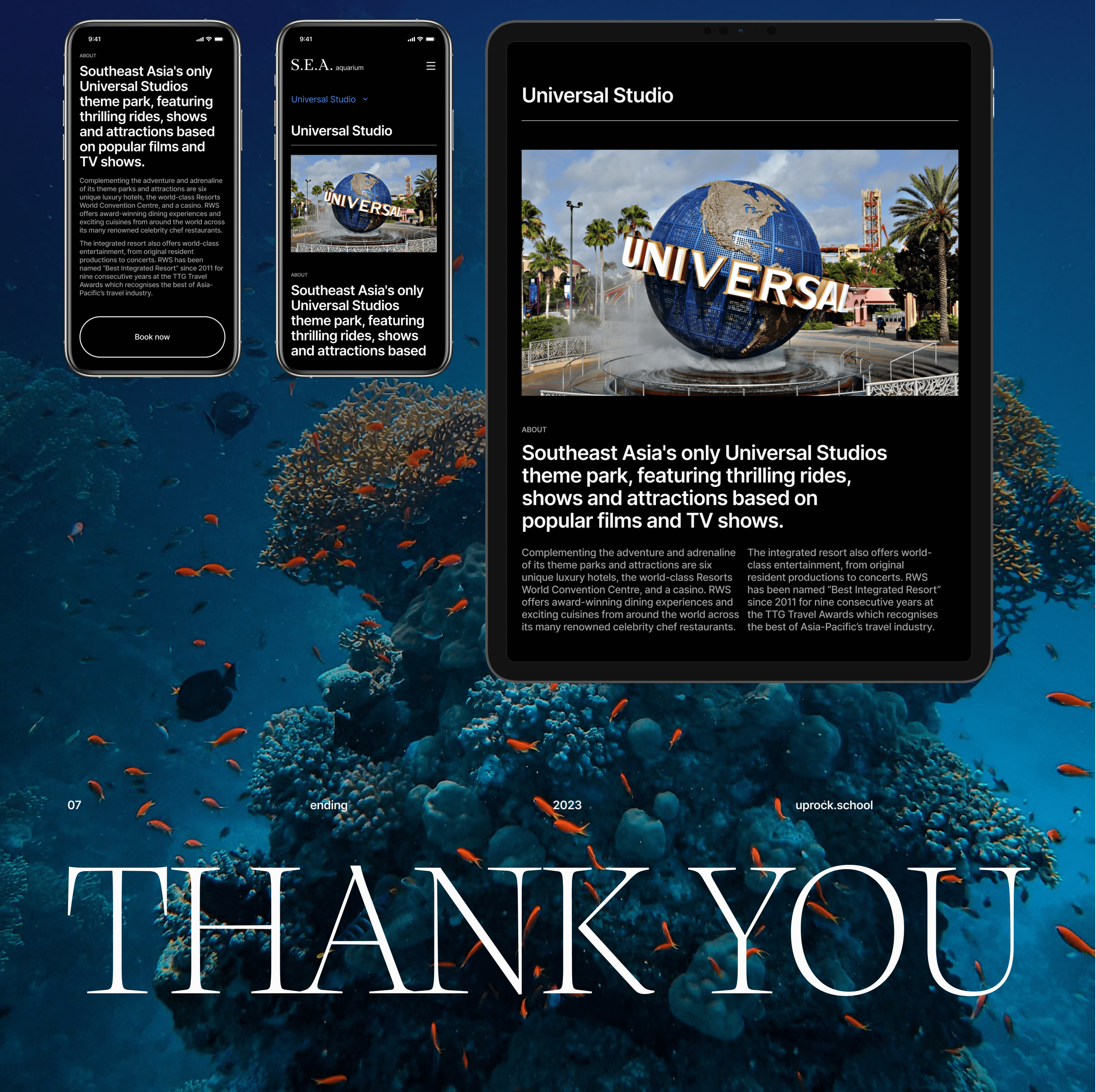 SEA AQUARIUM | Corporate redesign — Изображение №10 — Интерфейсы, Брендинг на Dprofile