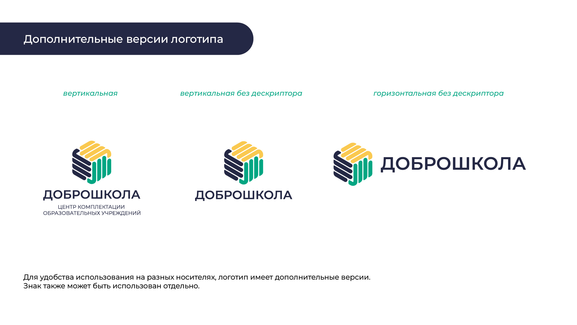 Фирменный стиль ДОБРОШКОЛА — Изображение №5 — Графика на Dprofile