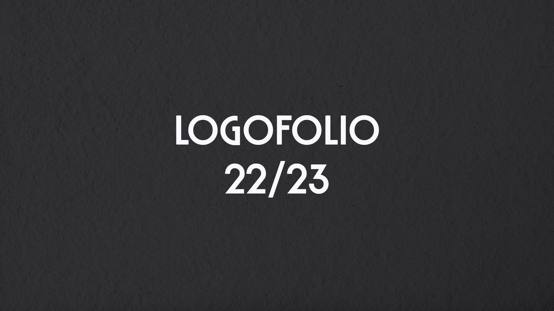 Logofolio 22/23 — Изображение №1 — Графика на Dprofile