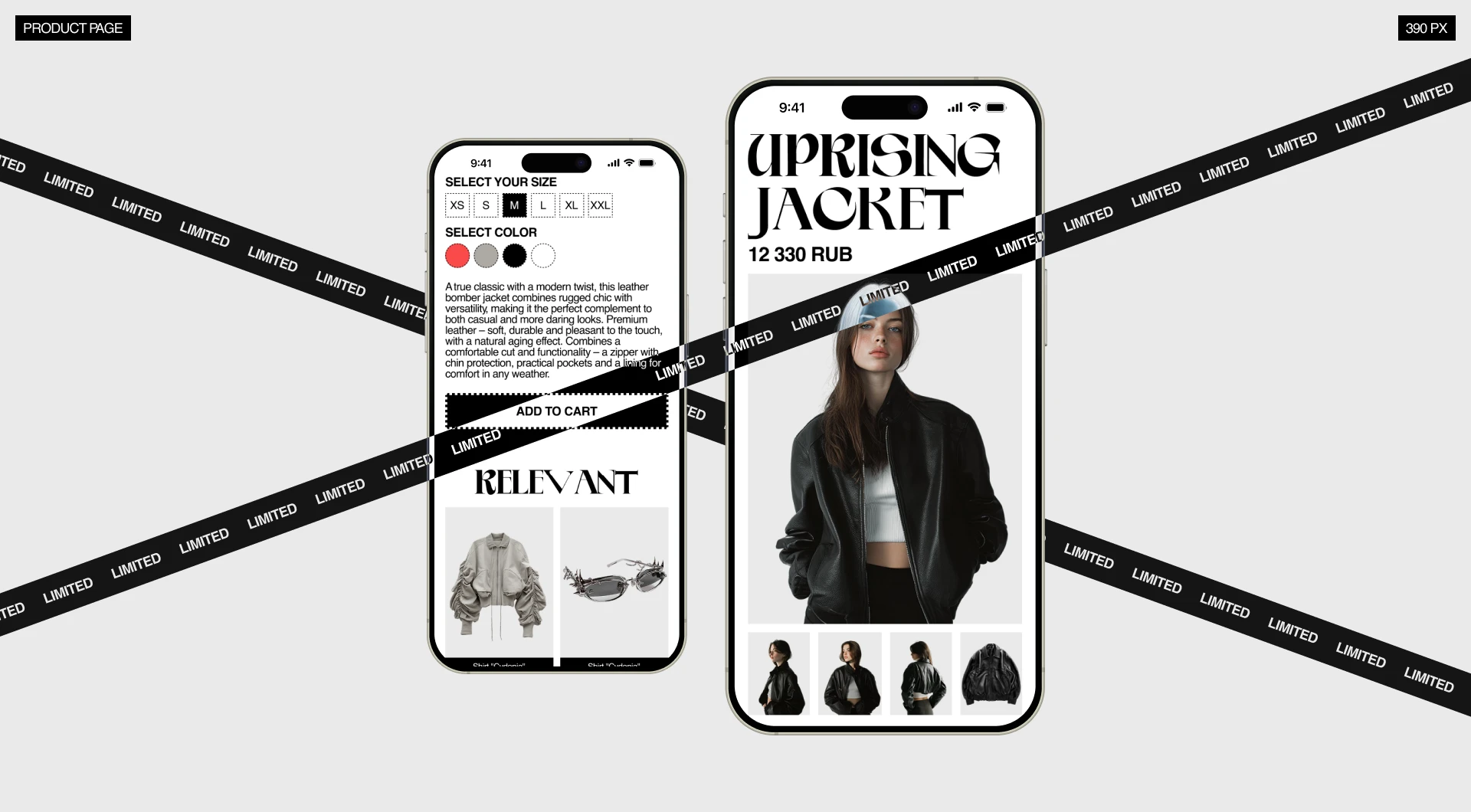 VIRAL Fashion: E-commerce UX/UI Design Concept — Изображение №10 — Интерфейсы, Брендинг на Dprofile