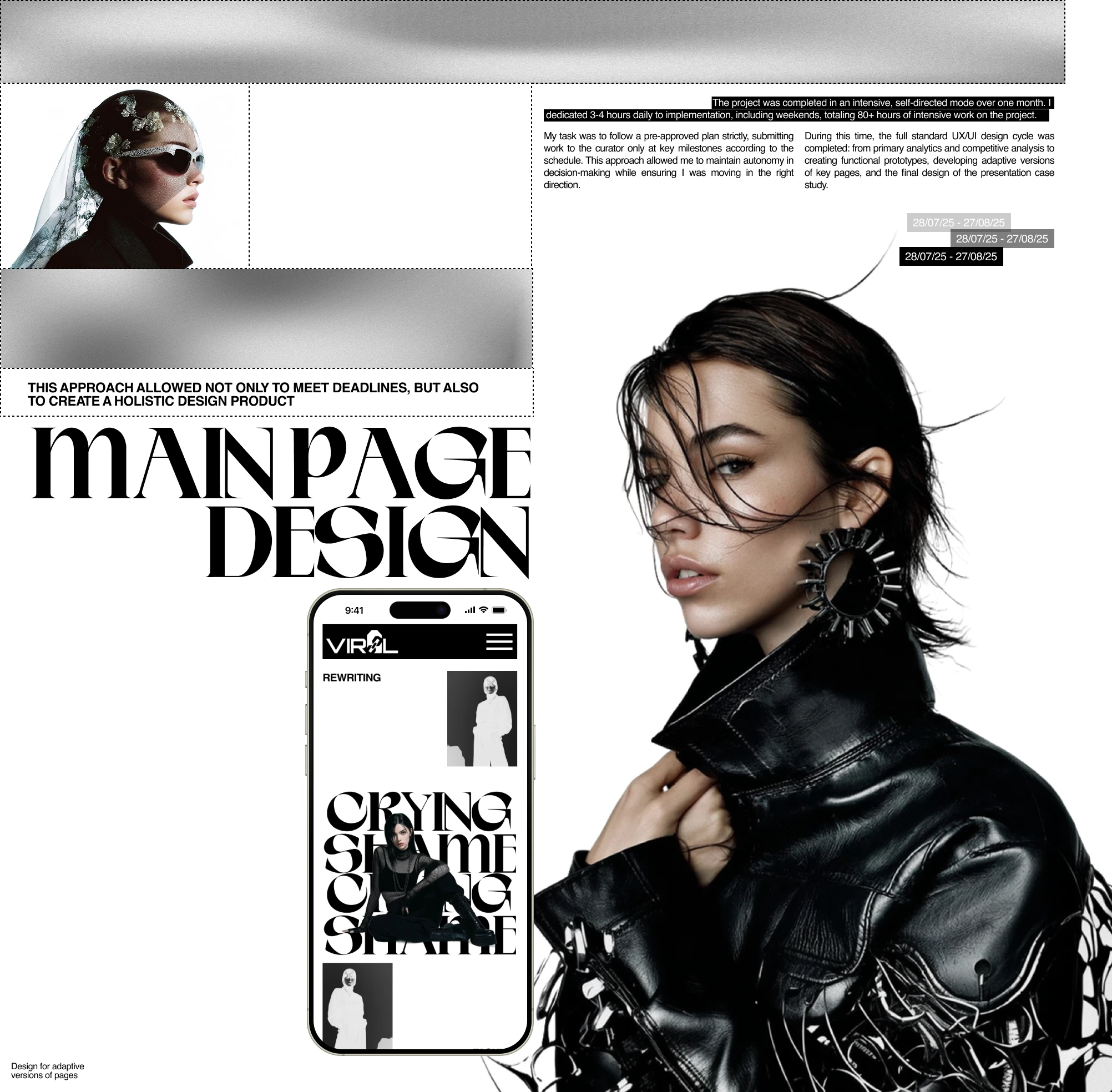 VIRAL Fashion: E-commerce UX/UI Design Concept — Изображение №2 — Интерфейсы, Брендинг на Dprofile