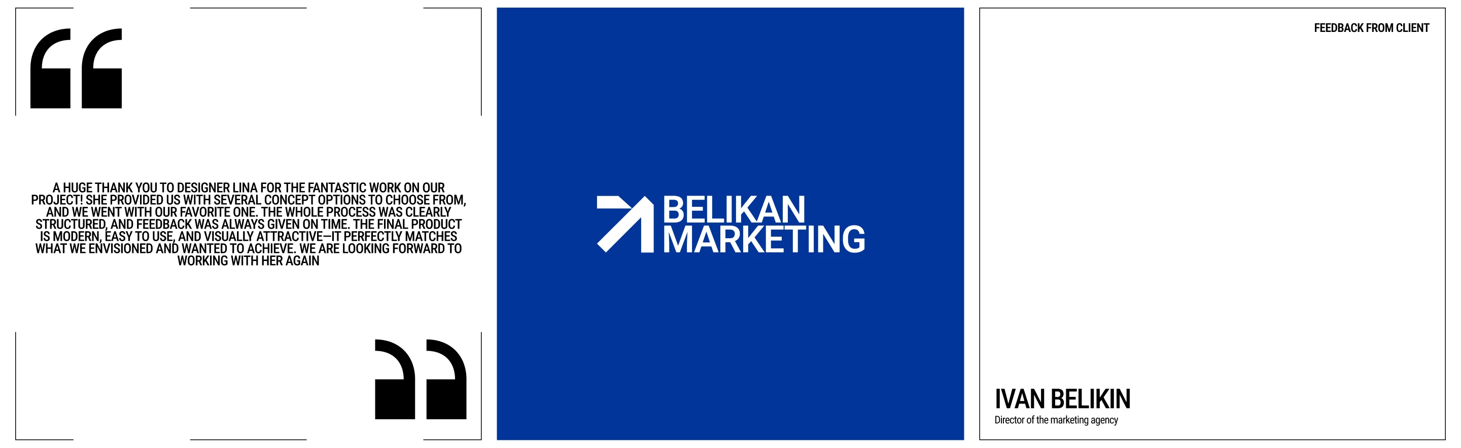 Belikan Marketing — ux/ui дизайн & dev — Изображение №9 — Интерфейсы, Брендинг на Dprofile