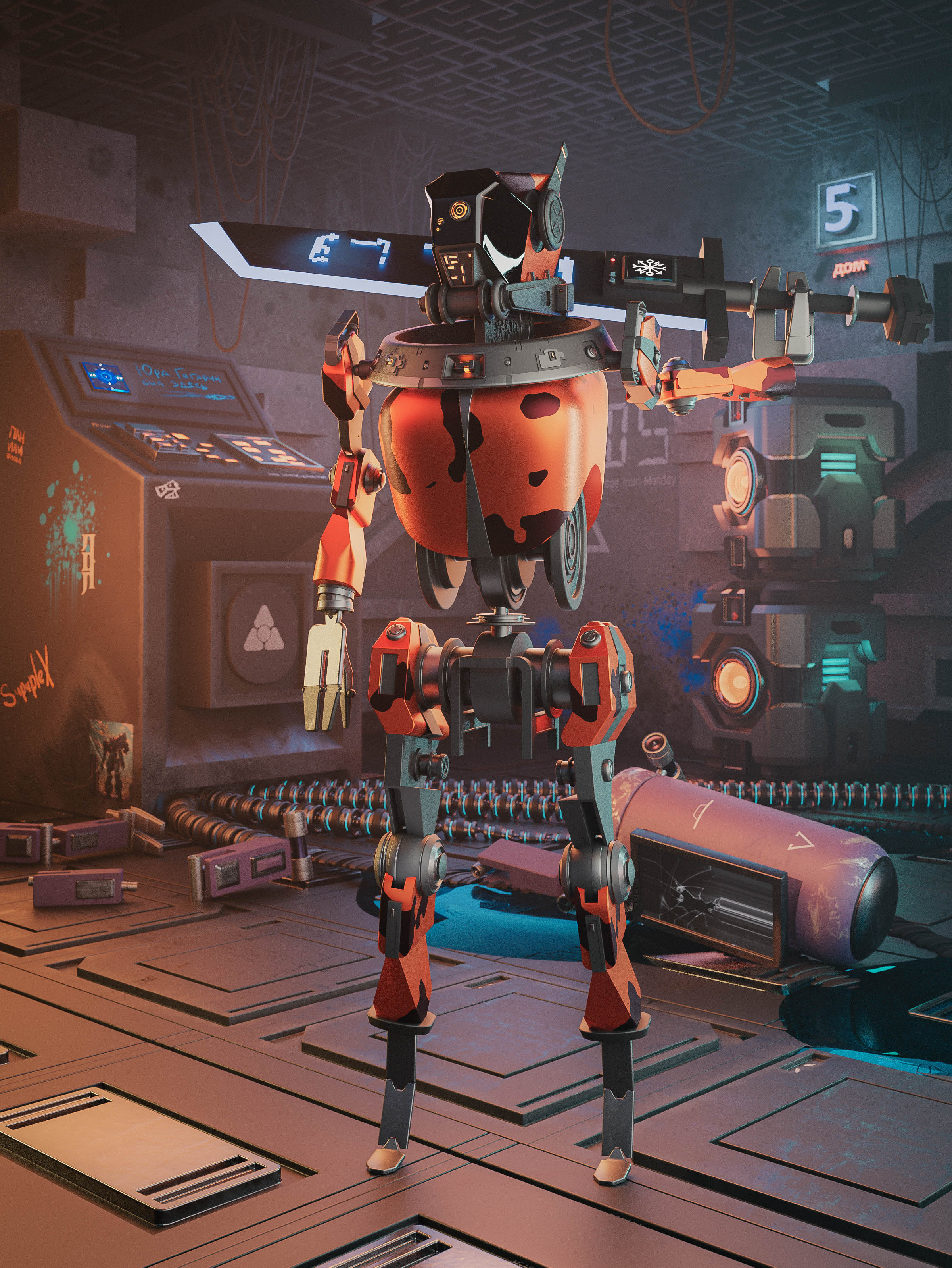Дом №5 — Изображение №1 — Иллюстрация, 3D на Dprofile