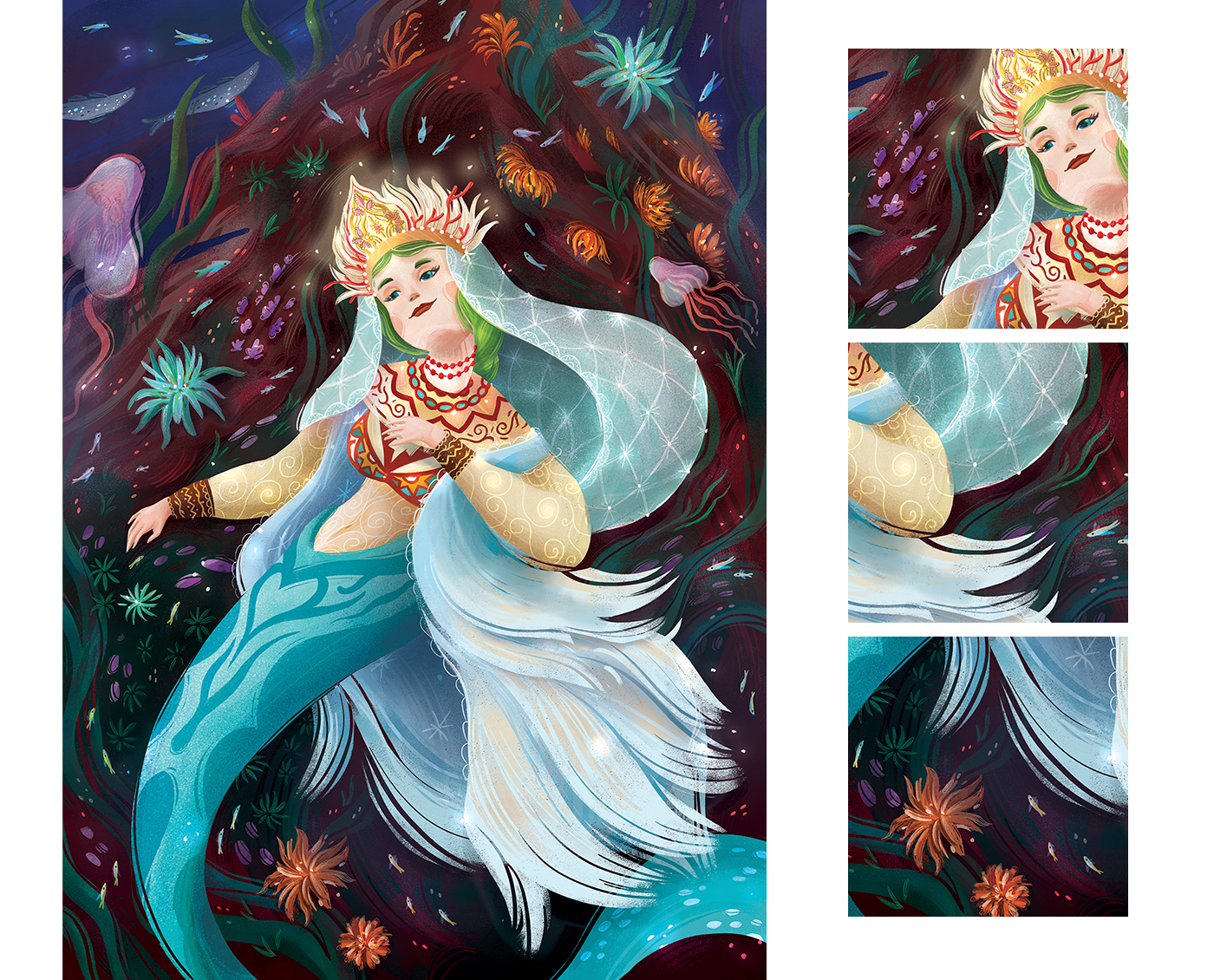 Русские сказки под водой — Изображение №4 — Брендинг, Иллюстрация на Dprofile